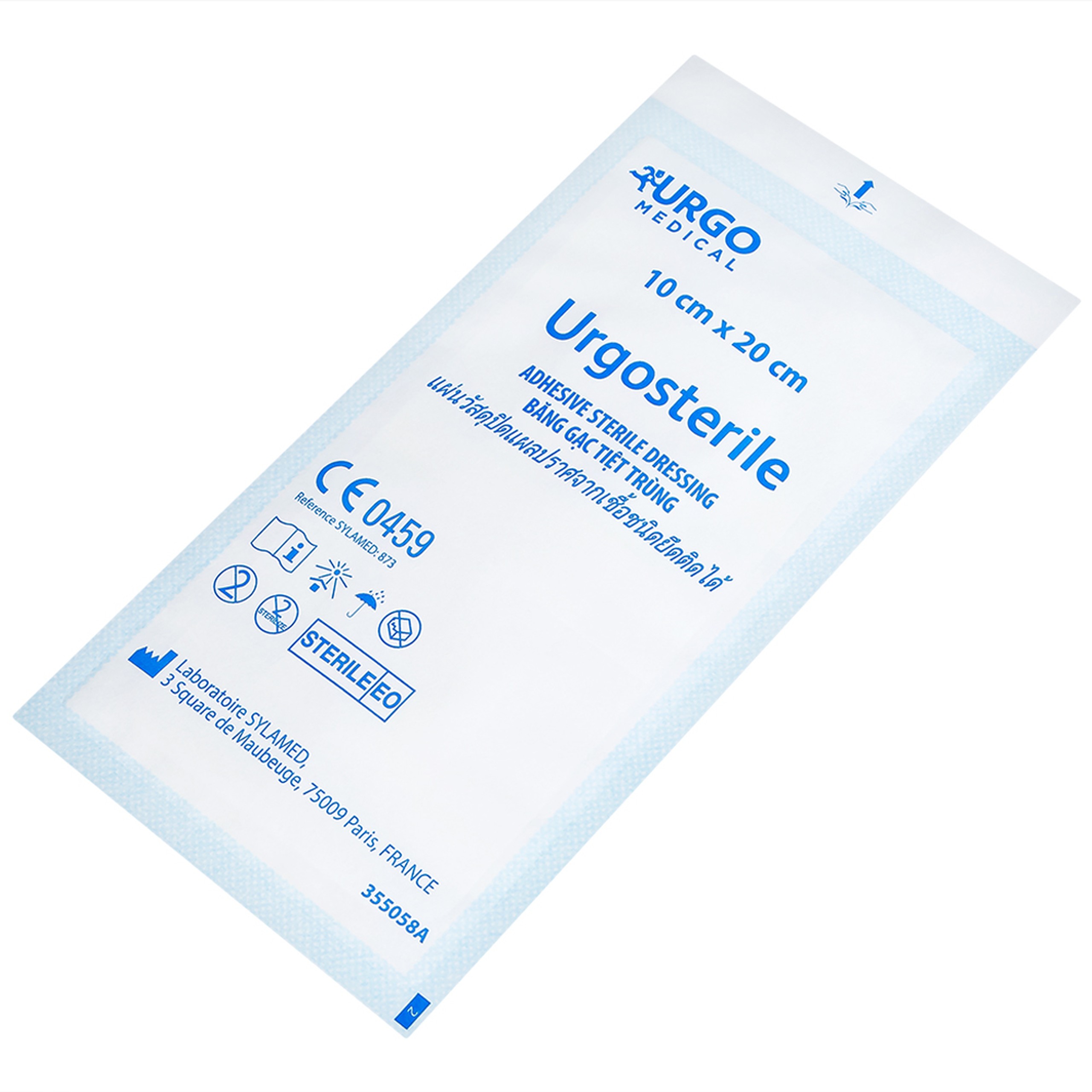 Gạc tiệt trùng Urgosterile 10x20cm (20 miếng) bảo vệ vết trầy xước, vết cắt, vết thương 