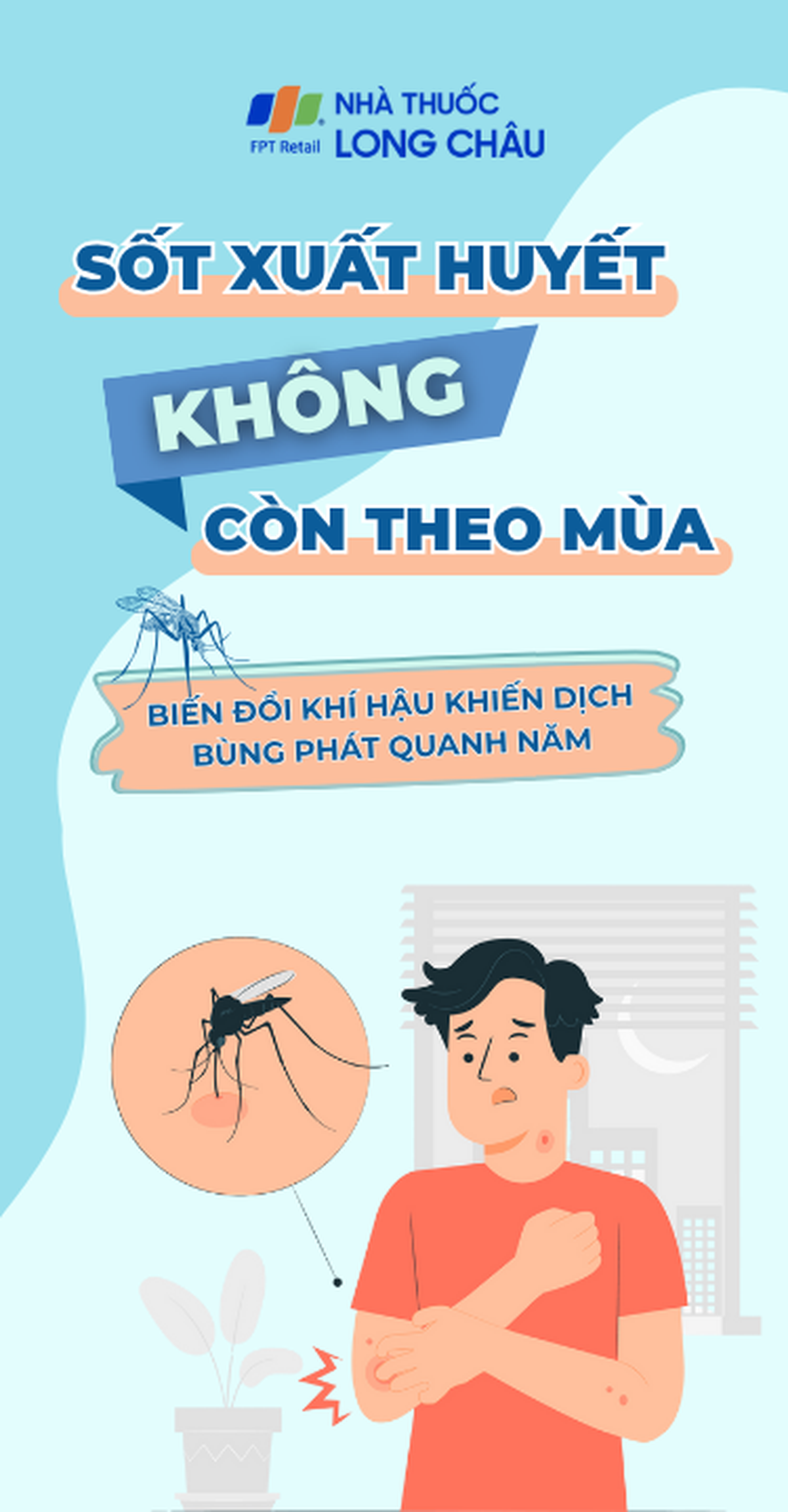 Sốt xuất huyết không còn theo mùa: Biến đổi khí hậu khiến dịch bùng phát quanh năm mobile