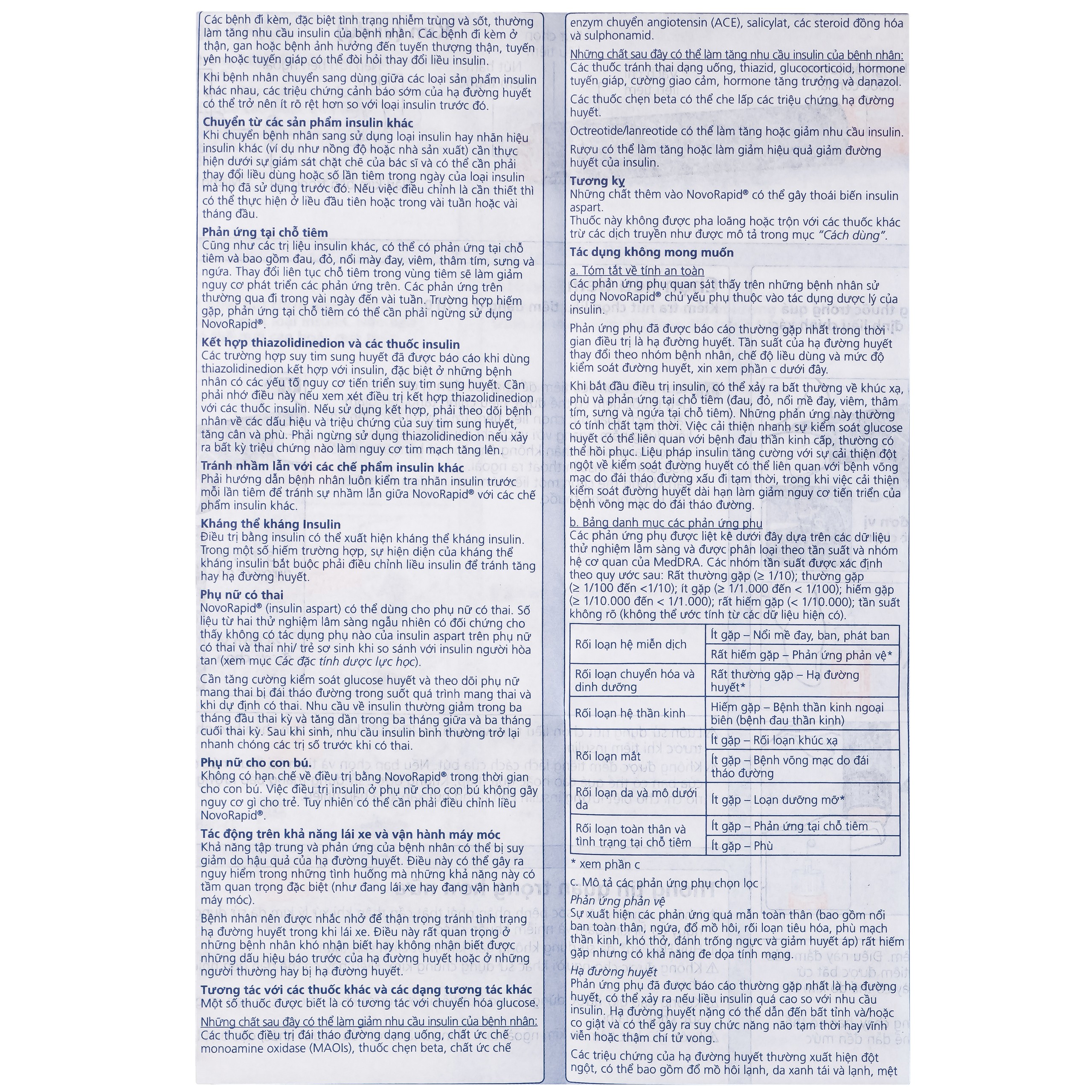 Bút tiêm Novorapid FlexPen 100U/ml Novo Nordisk kiểm soát đường huyết (5 cây x 3ml)