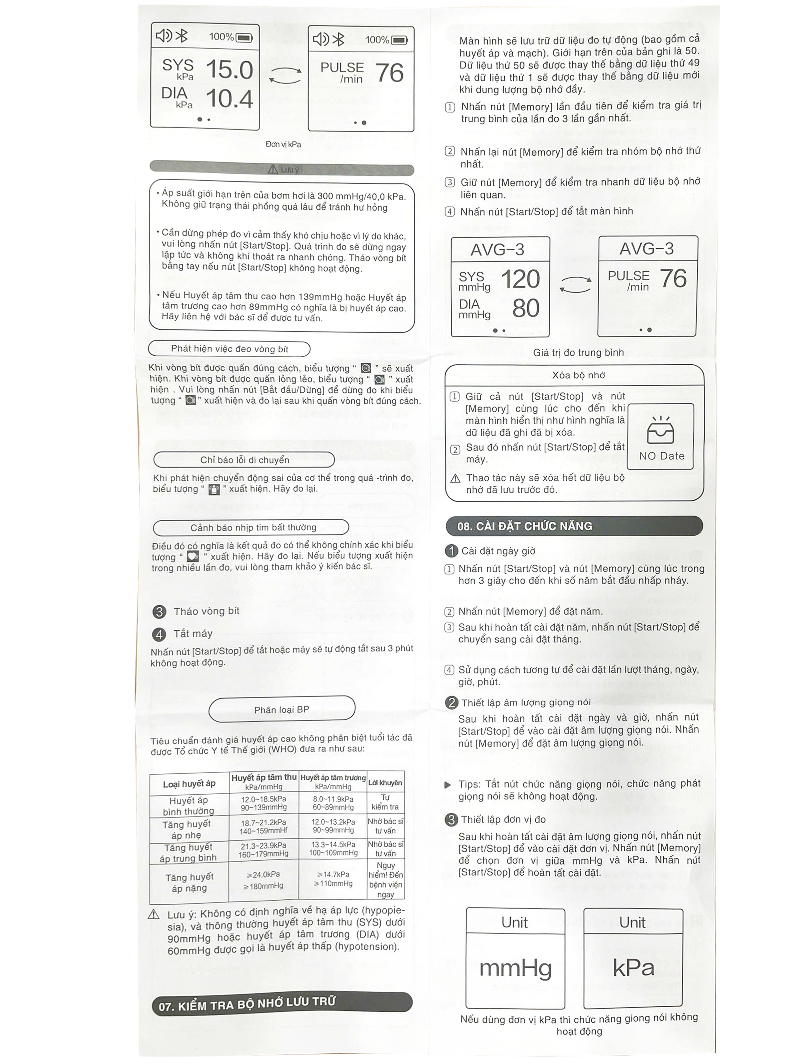 Máy đo huyết áp bắp tay cao cấp không dây Yuwell YE630CR hỗ trợ đo huyết áp, nhịp tim