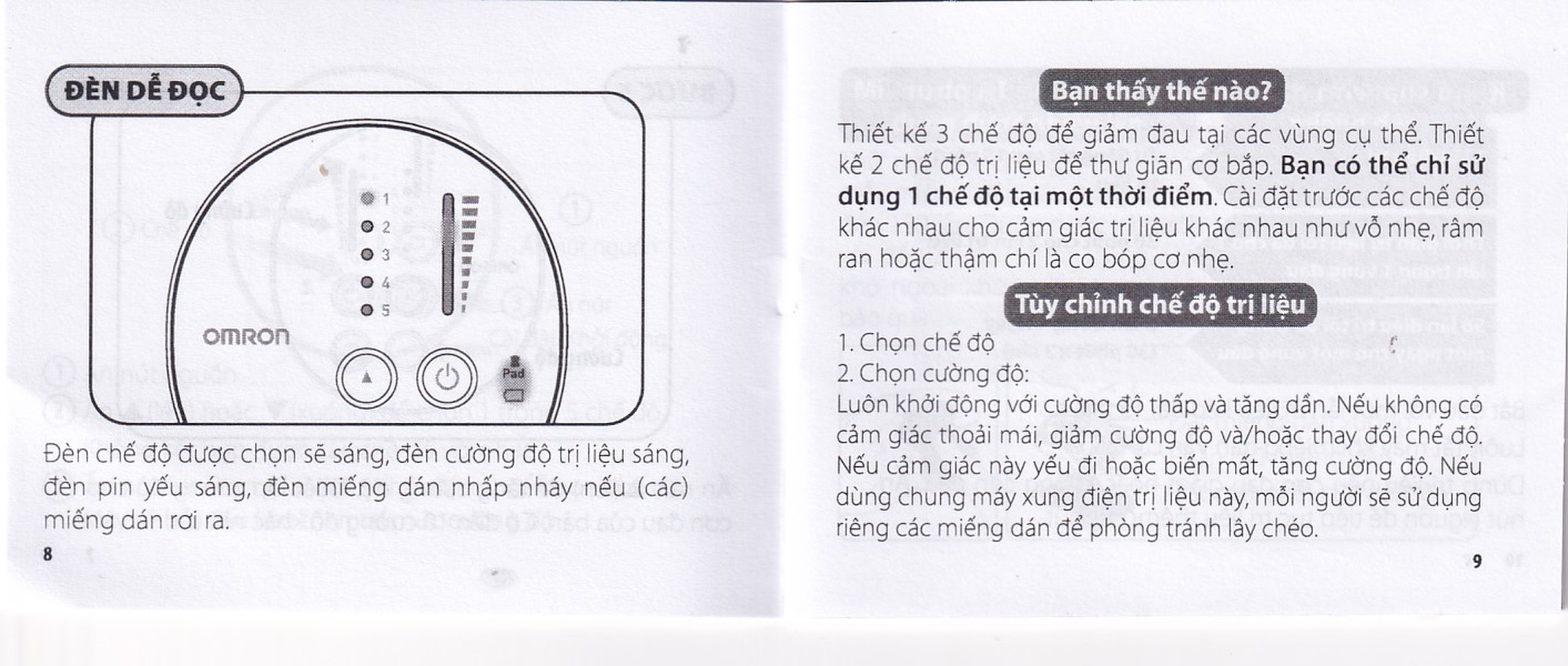 Máy massage (mát xa) xung điện trị liệu Omron HV-F013 giúp giảm đau cơ và khớp