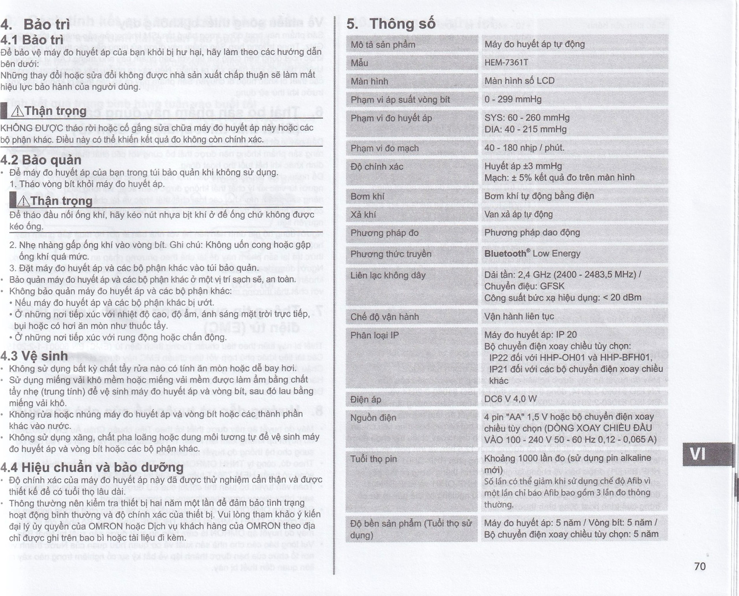 Máy đo huyết áp bắp tay Omron HEM 7361T Afib hỗ trợ đo huyết áp, cảnh báo đột quỵ