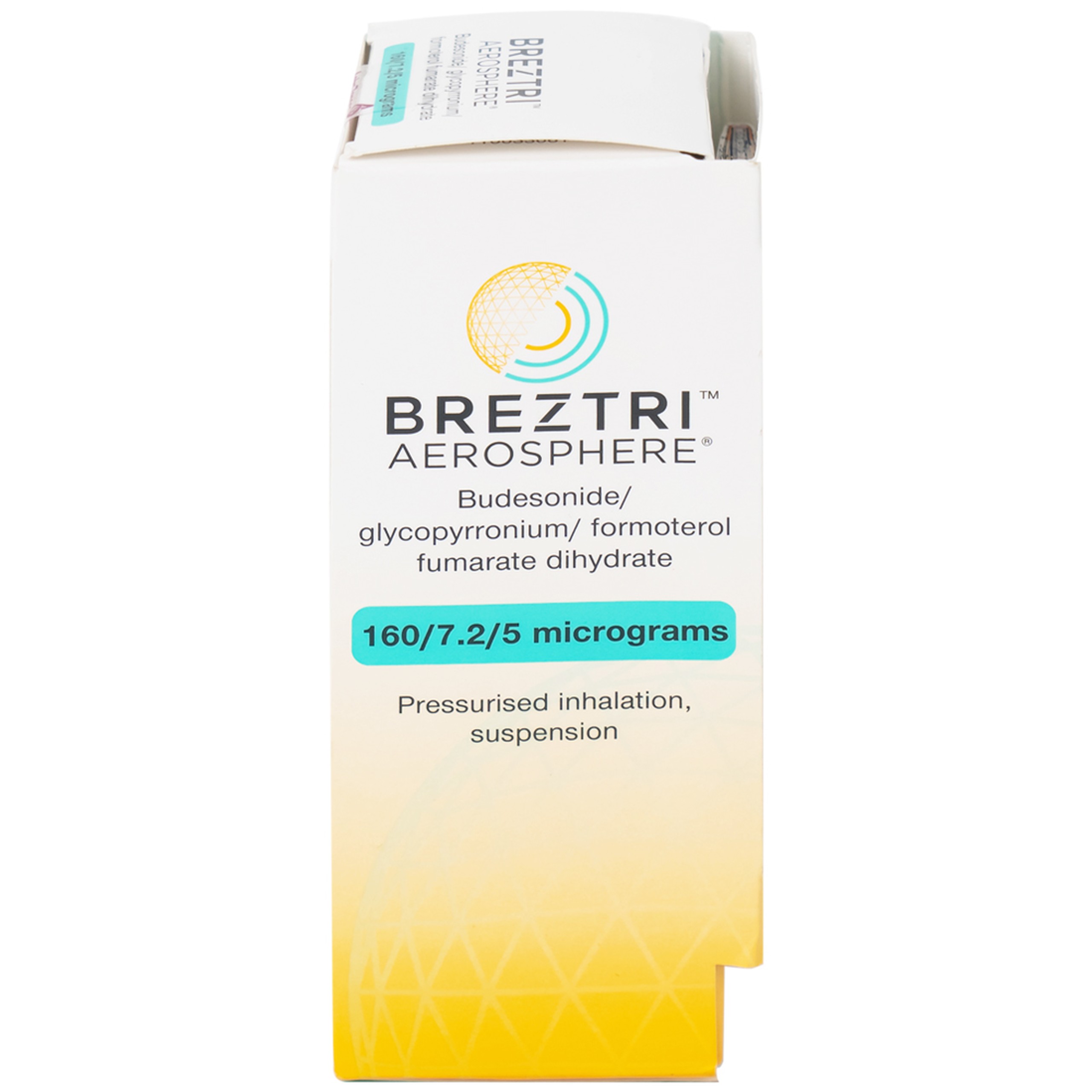 Thuốc hít Breztri 160/7.2/5mcg Astrazeneca giảm co thắt phế quản (120 liều)