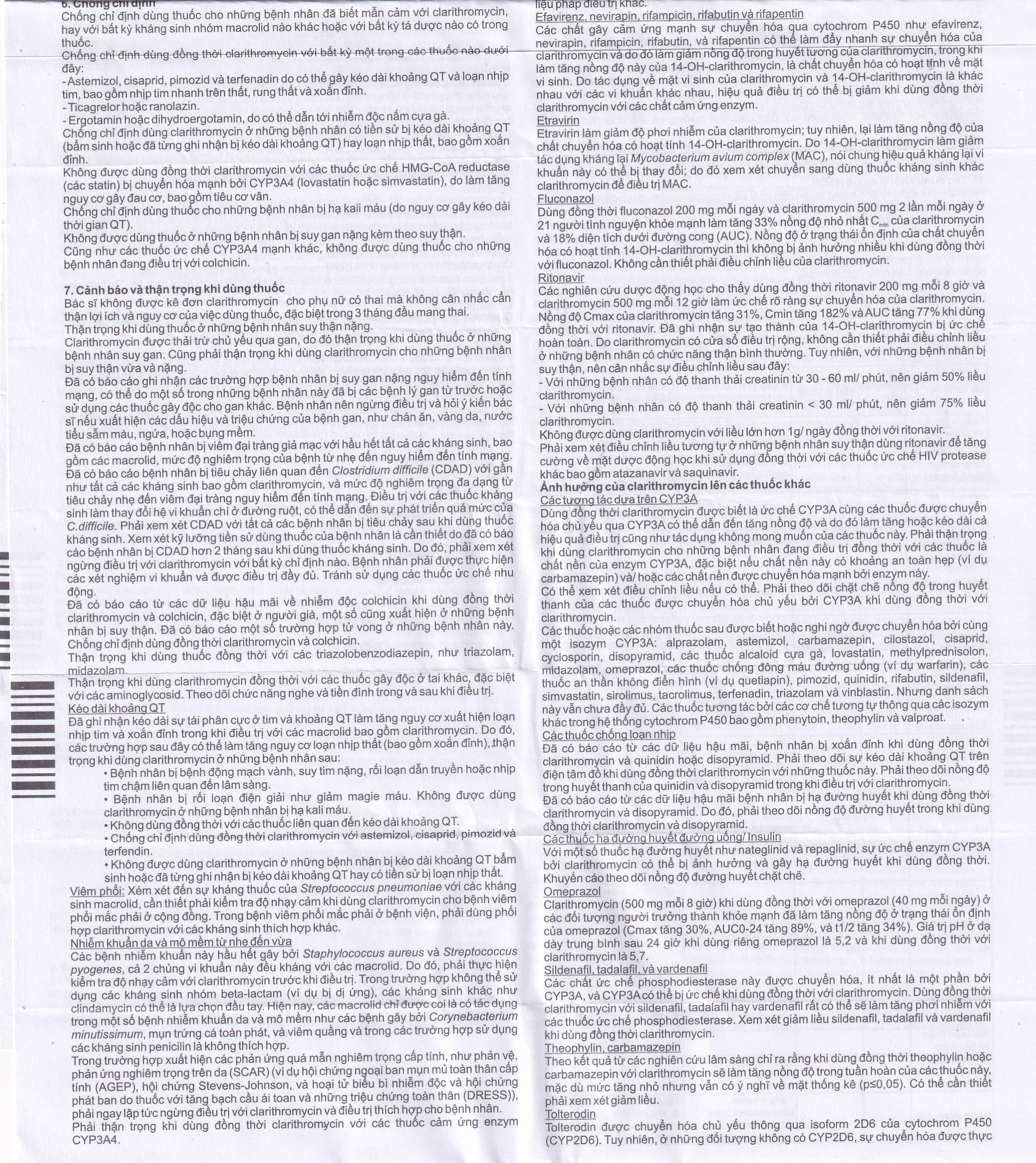 Thuốc Crutit 500mg S.C Antibiotice điều trị các bệnh nhiễm khuẩn do các vi khuẩn nhạy cảm (2 vỉ x 10 viên)