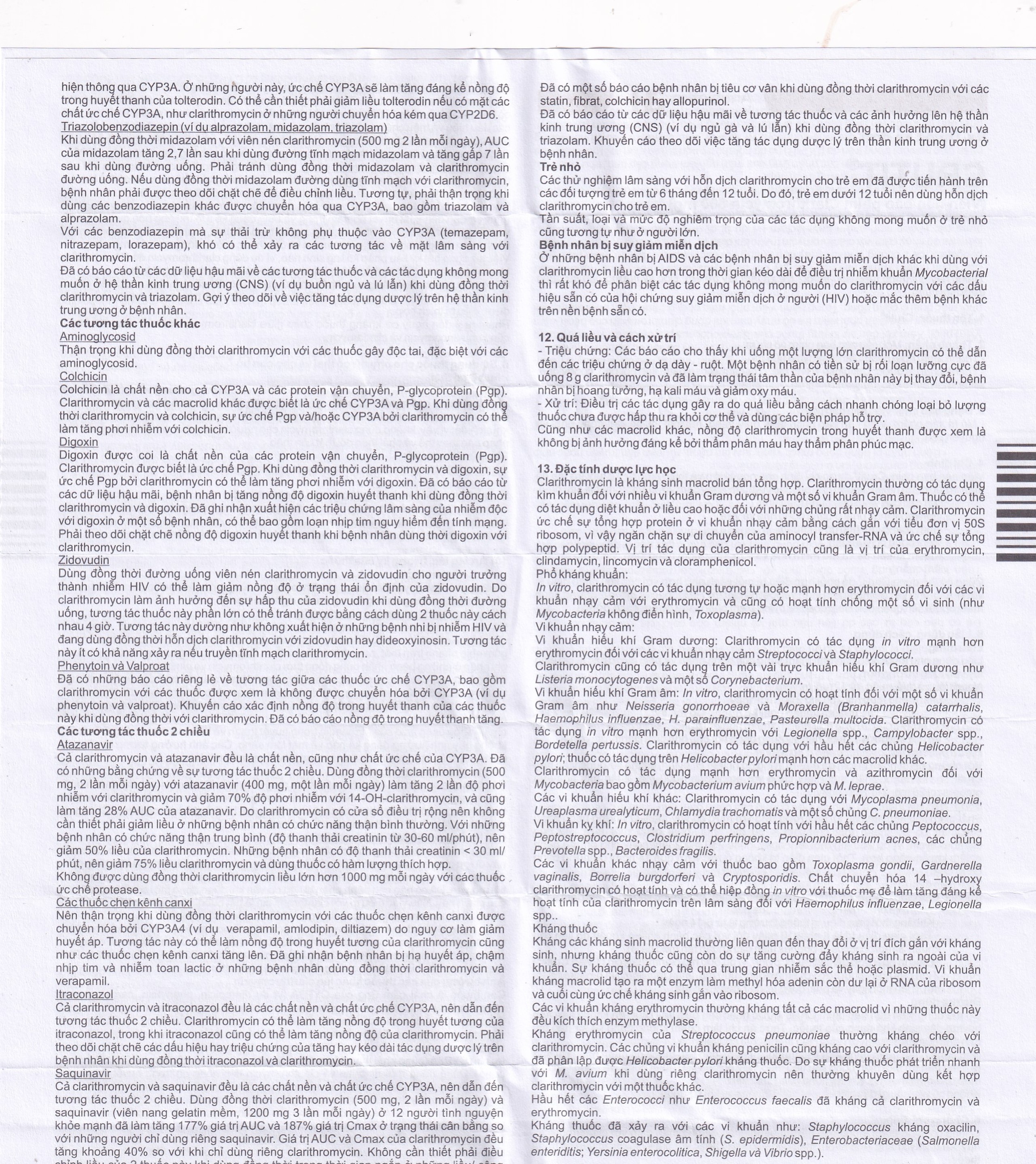 Thuốc Crutit 500mg S.C Antibiotice điều trị các bệnh nhiễm khuẩn do các vi khuẩn nhạy cảm (2 vỉ x 10 viên)