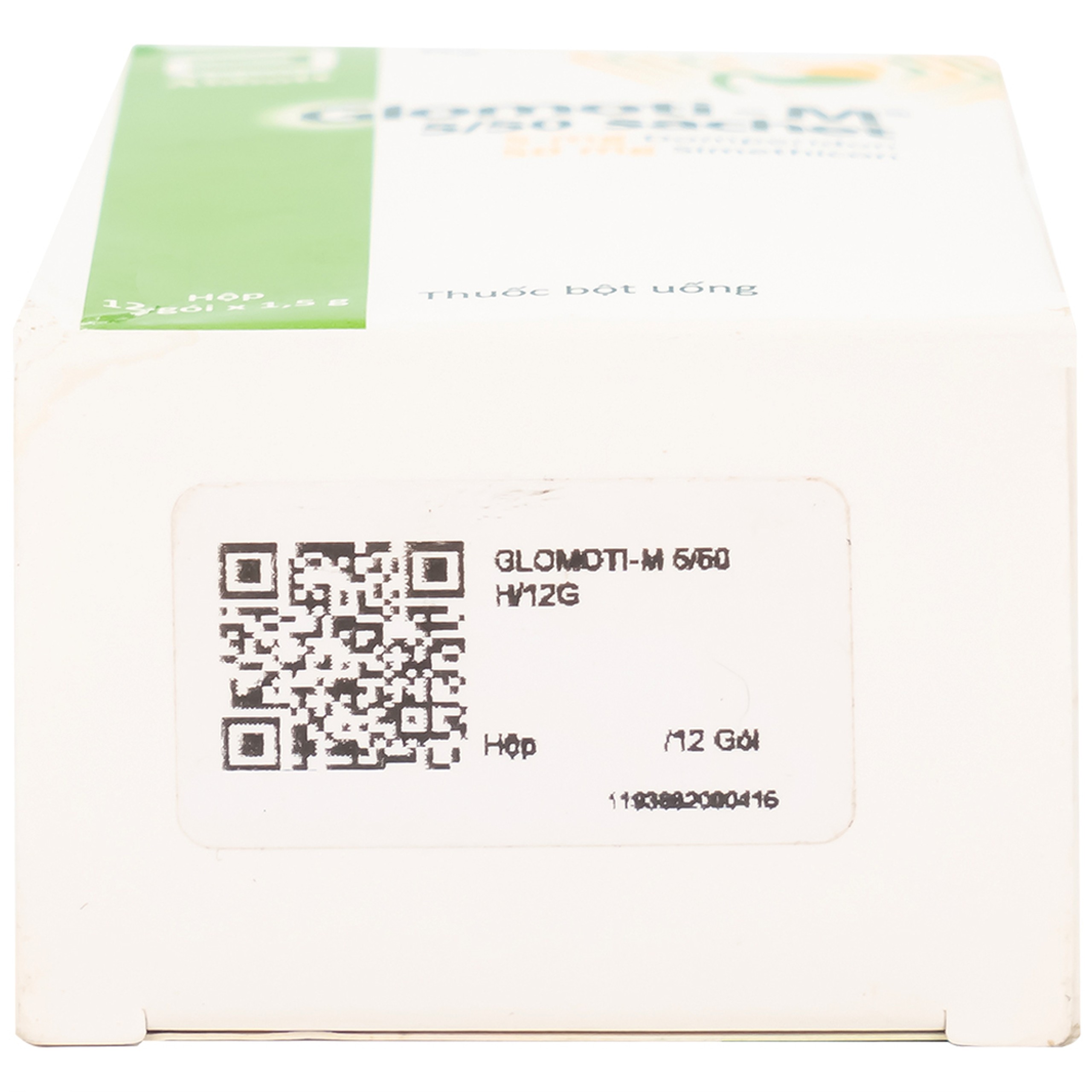 Bột Glomoti-M Glomed điều trị triệu chứng buồn nôn (12 gói x 1.5g)