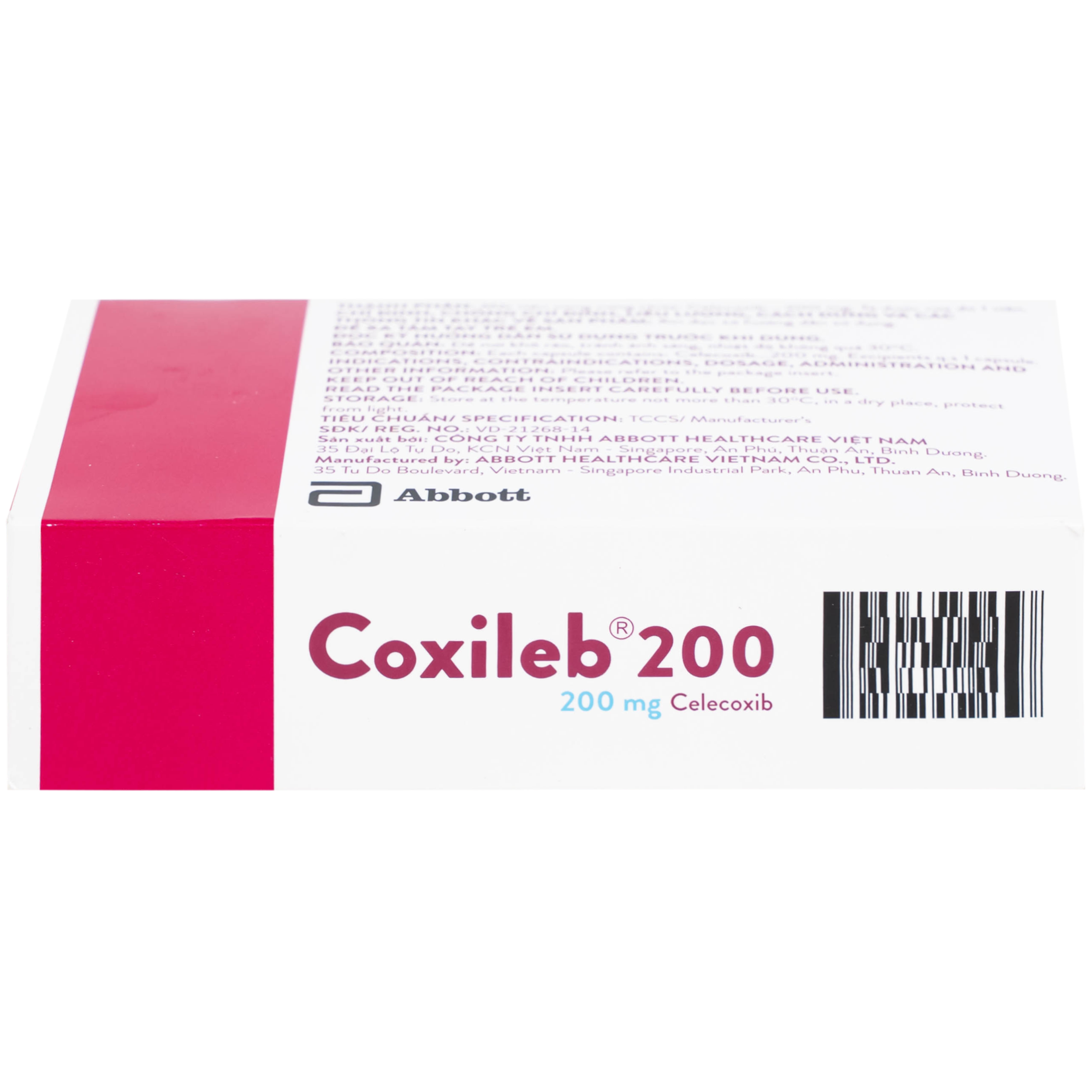 Viên nang cứng Coxileb 200 Glomed điều trị viêm khớp dạng thấp (3 vỉ x 10 viên)