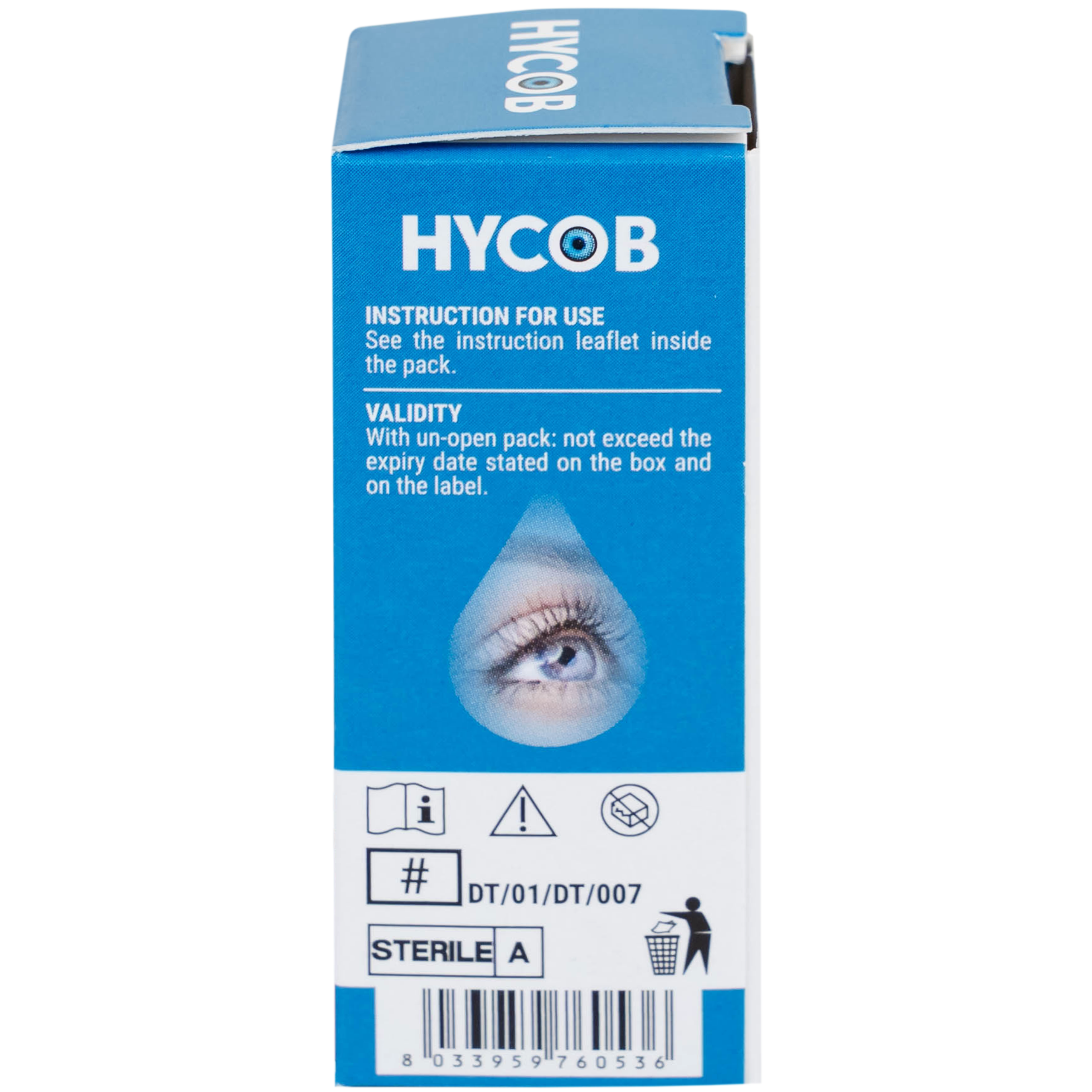 Nhỏ mắt Hycob 10ml giúp bôi trơn, tạo độ ẩm, giảm khô và mỏi mắt