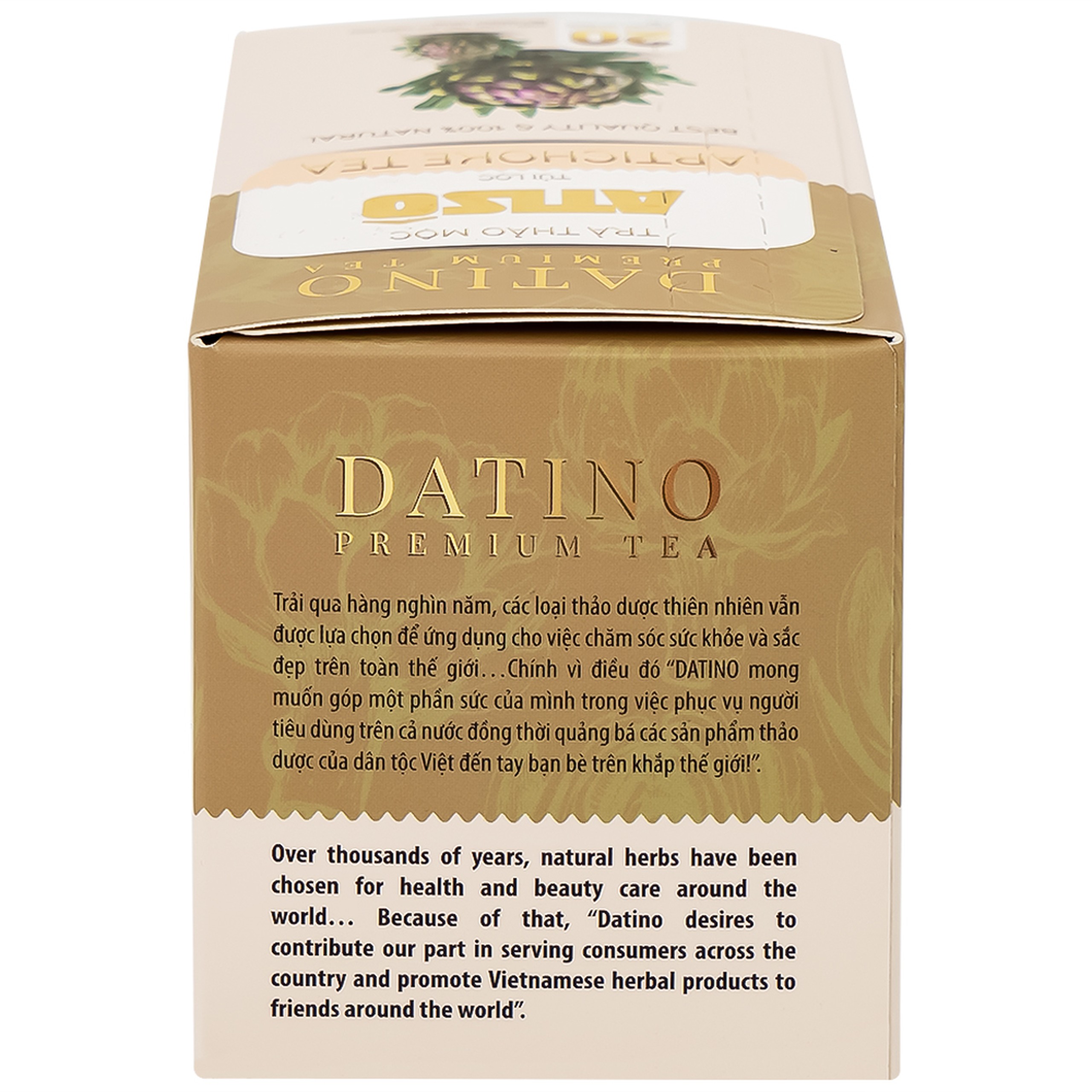 Trà Thảo Mộc Atiso Datino Premium Tea (20 túi lọc x 2g)
