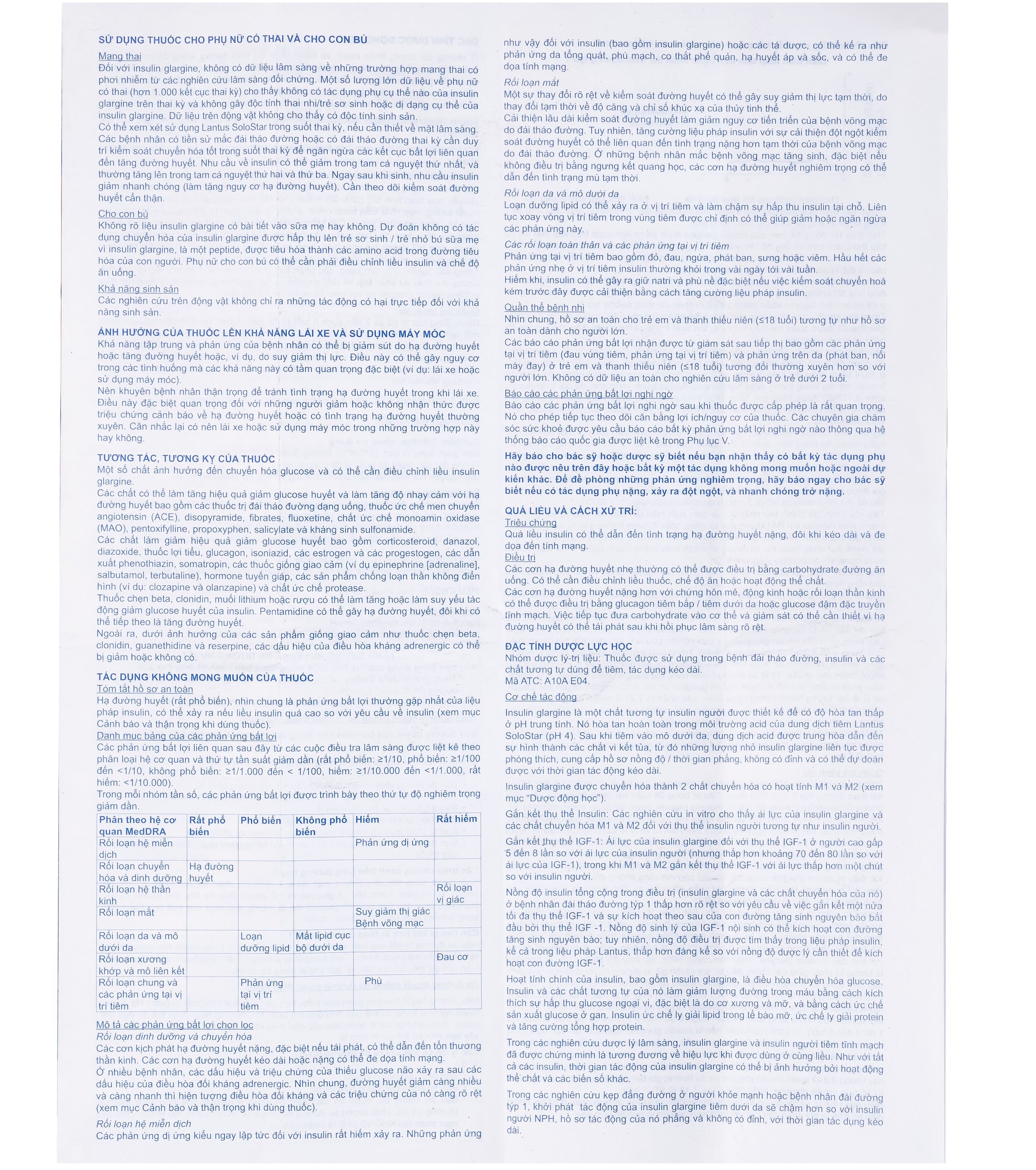 Bút tiêm Lantus SoloStar 100 Units/ml điều trị đái tháo đường (5 cây x 3ml)