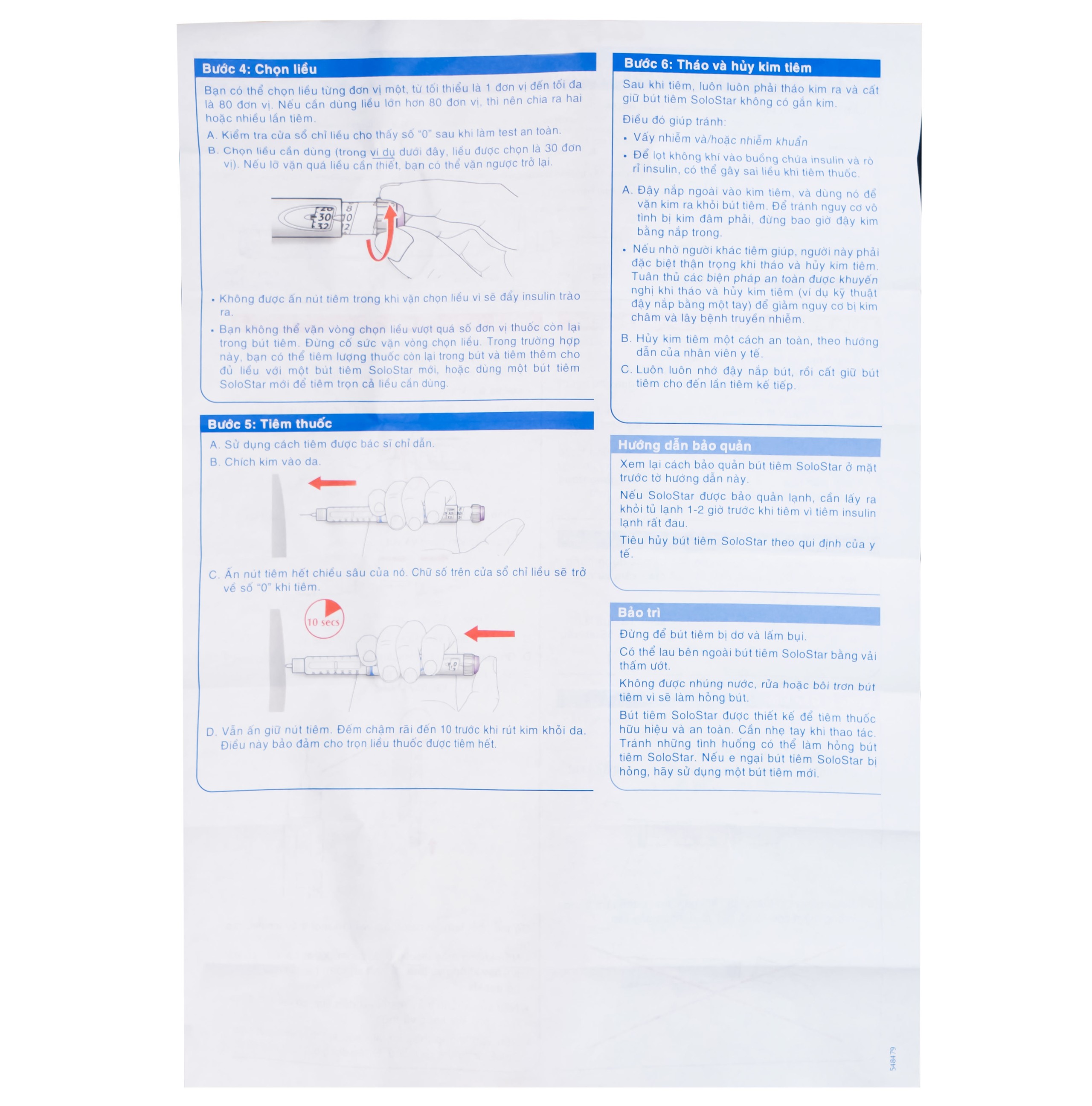 Bút tiêm Lantus SoloStar 100 Units/ml điều trị đái tháo đường (5 cây x 3ml)