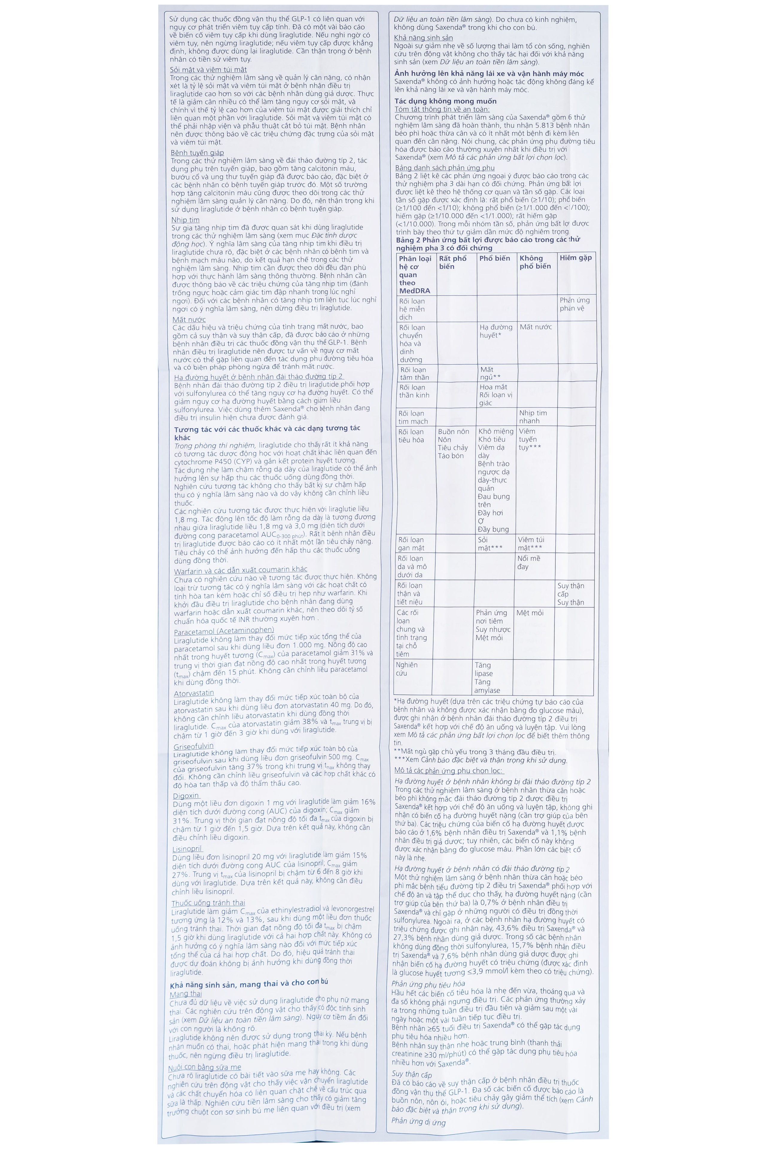 Dung dịch tiêm Saxenda 6mg/ml Novo Nordisk hỗ trợ cho chế độ ăn giảm calo (3 cây)