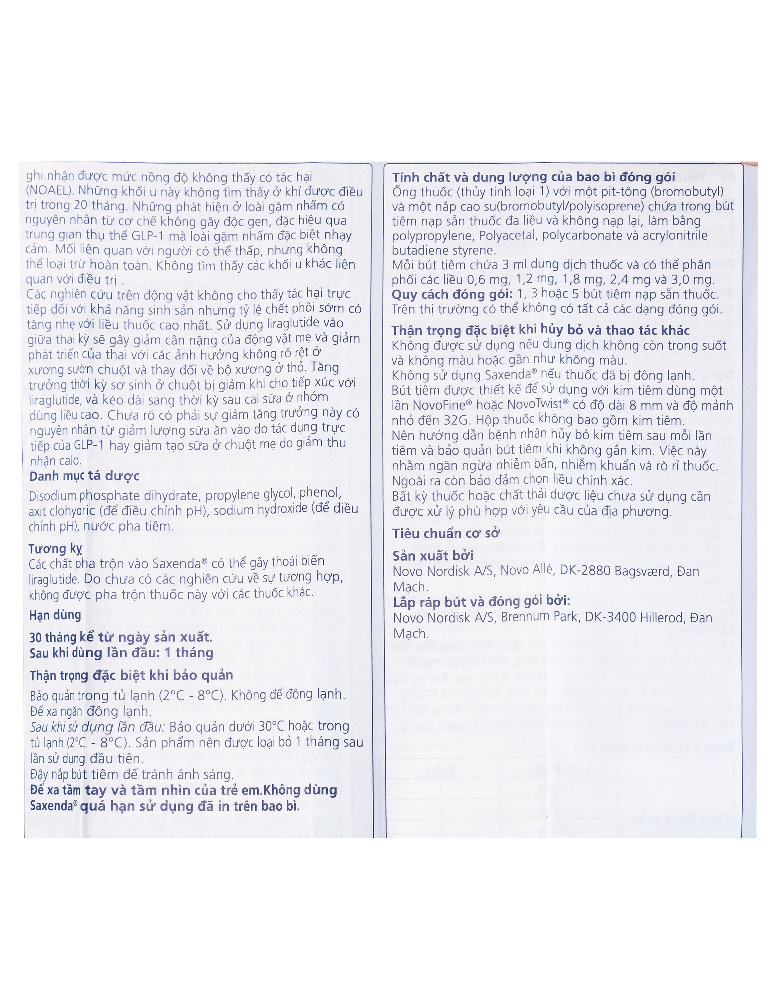 Dung dịch tiêm Saxenda 6mg/ml Novo Nordisk hỗ trợ cho chế độ ăn giảm calo (3 cây)