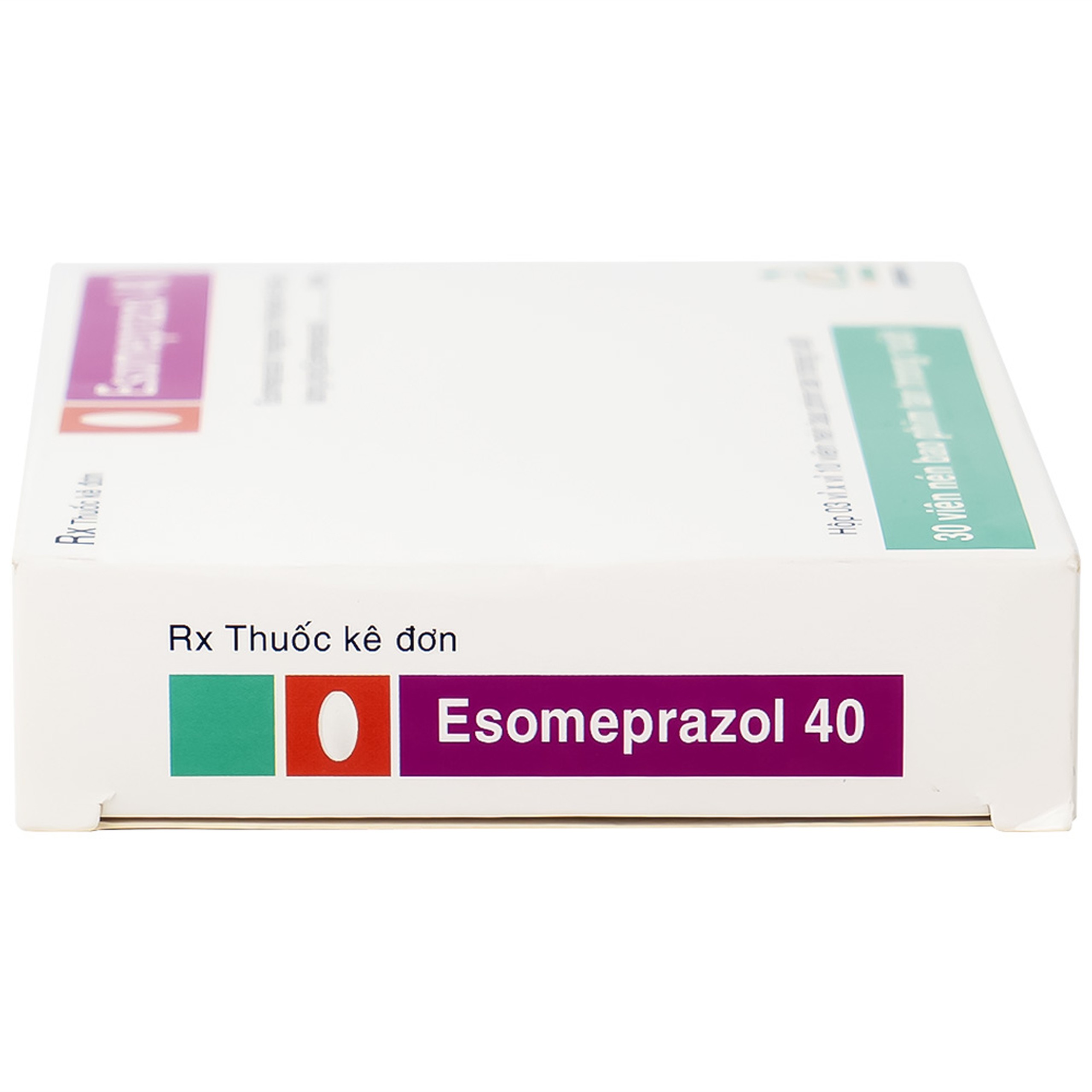 Thuốc Esomeprazol 40 Tv.Pharm điều trị loét dạ dày, trào ngược dạ dày, thực quản (3 vỉ x 10 viên)