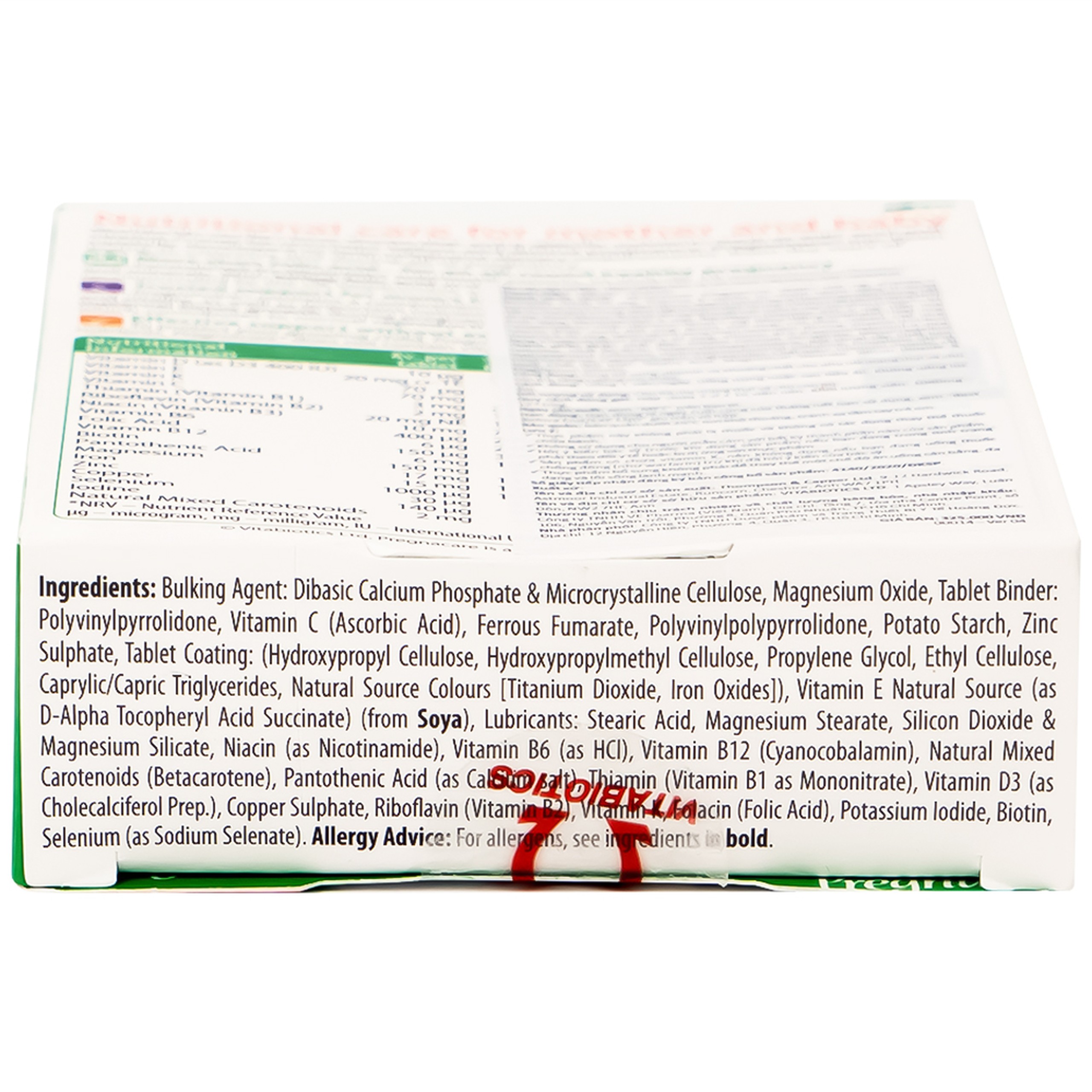 Thực phẩm bảo vệ sức khoẻ Pregnacare Original Vitabiotics giúp bổ sung vitamin, khoáng chất cho phụ nữ mang thai và cho con bú (2 vỉ x 15 viên)