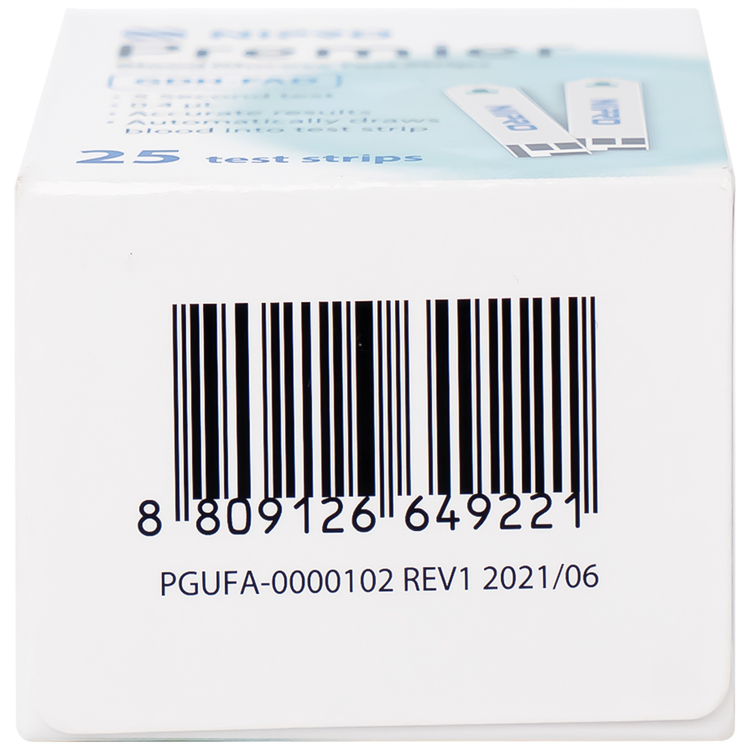 Que thử đường huyết Nipro Premier (hộp 25 que)