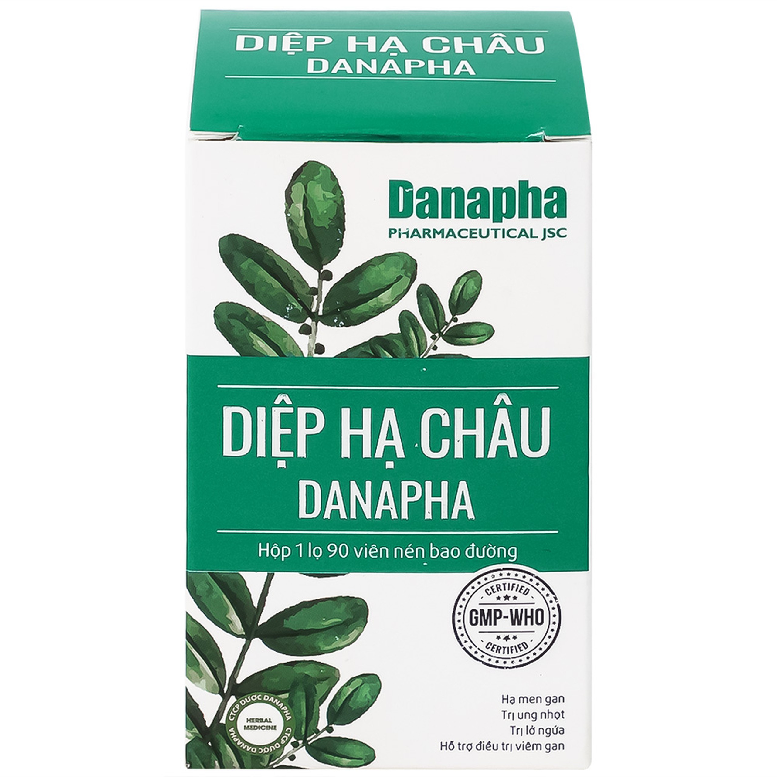 Thuốc Diệp Hạ Châu Danapha tăng cường chức năng gan (90 viên)