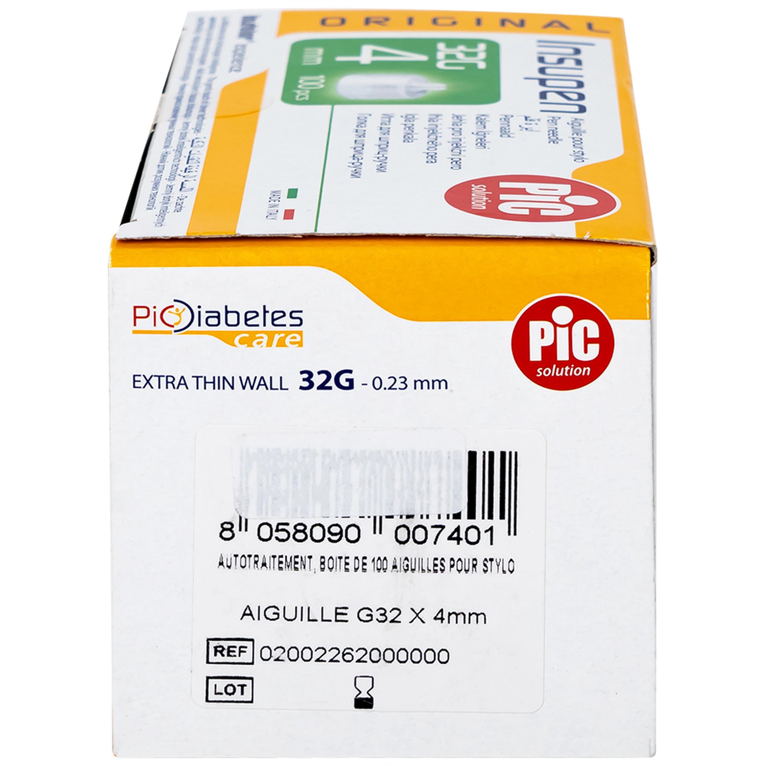 Đầu kim tiểu đường 32G x 4mm Pic insupen original (100 cái)