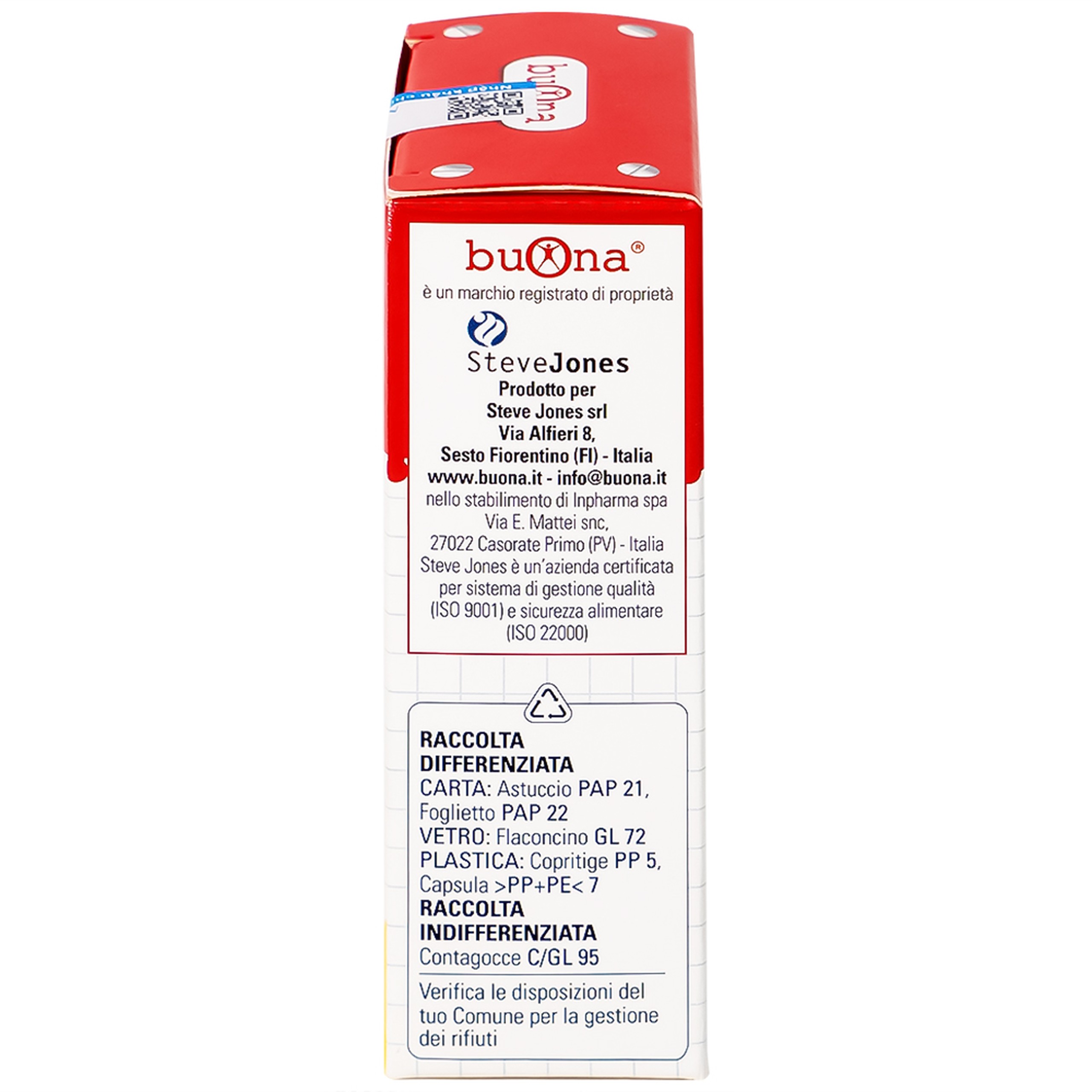 Dung dịch Ferrodue 15ml Buona bổ sung sắt cho cơ thể, giảm nguy cơ thiếu máu 