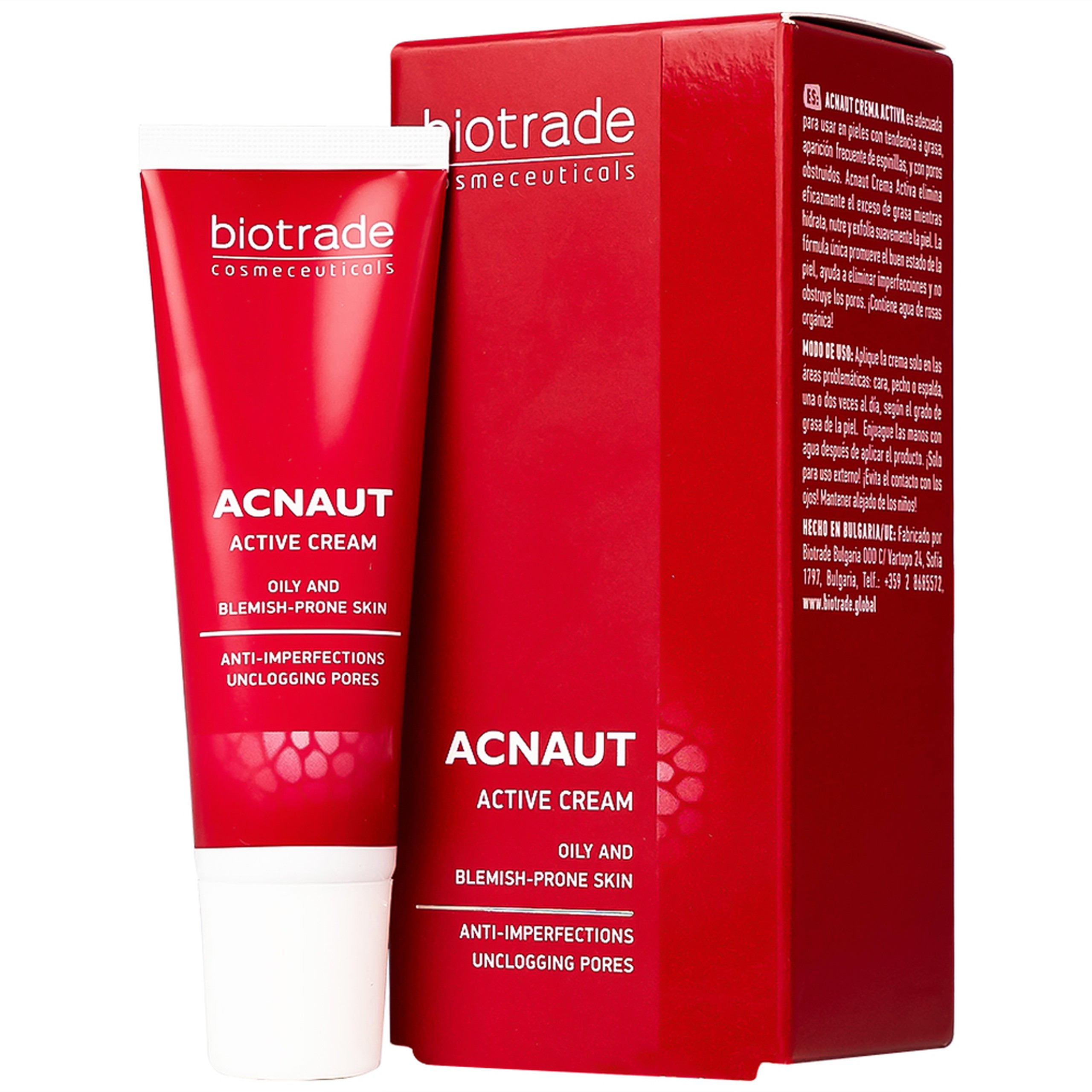 Kem bôi Biotrade Acnaut Active Cream hỗ trợ cải thiện mụn viêm (15ml)
