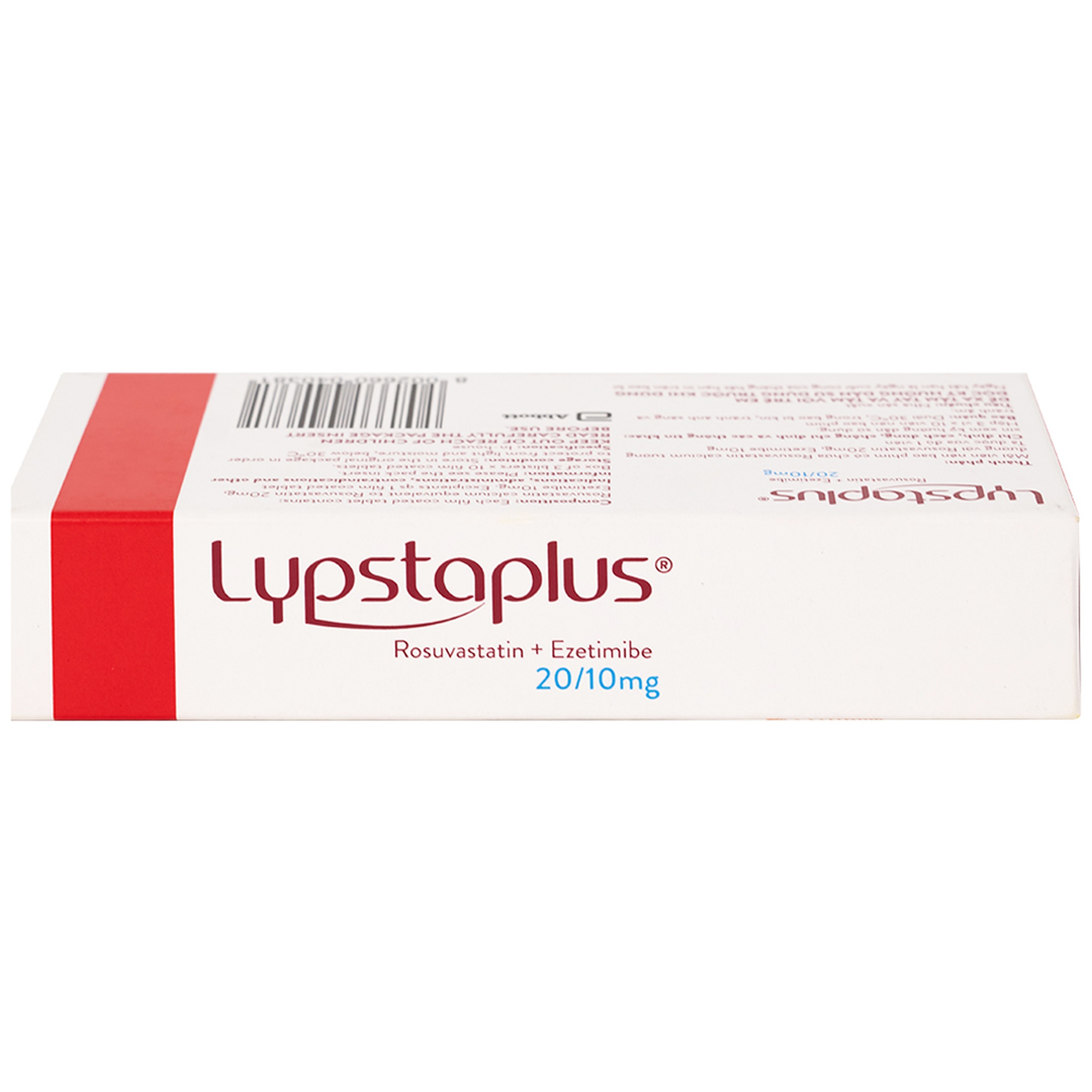 Viên nén Lypstaplus 20/10mg Abbott điều trị tăng cholesterol máu nguyên phát (3 vỉ x 10 viên)