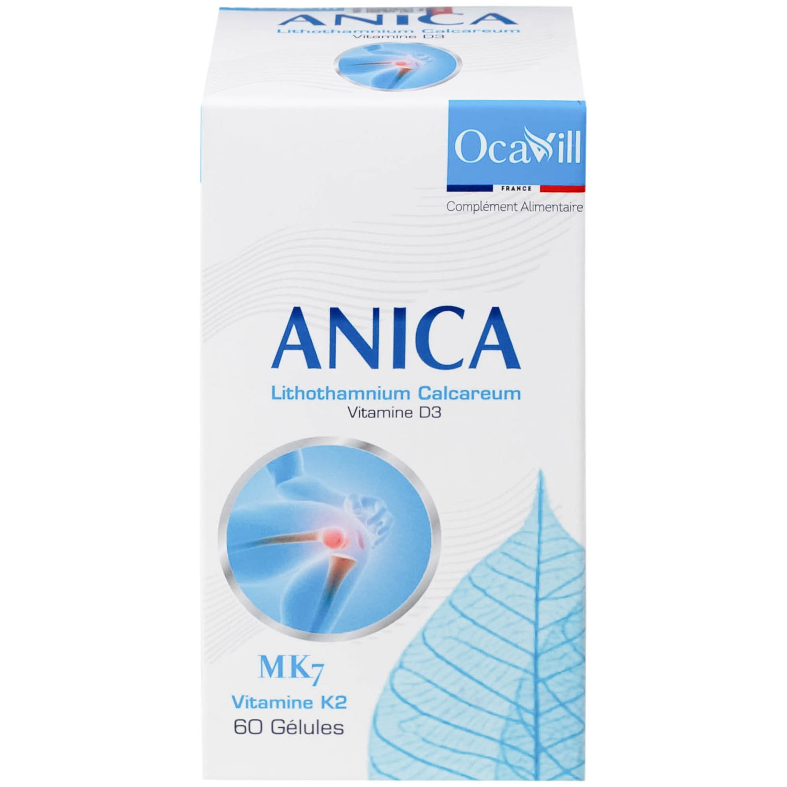 Viên uống Anica Ocavill bổ sung Canxi và Vitamin D3 (60 viên)