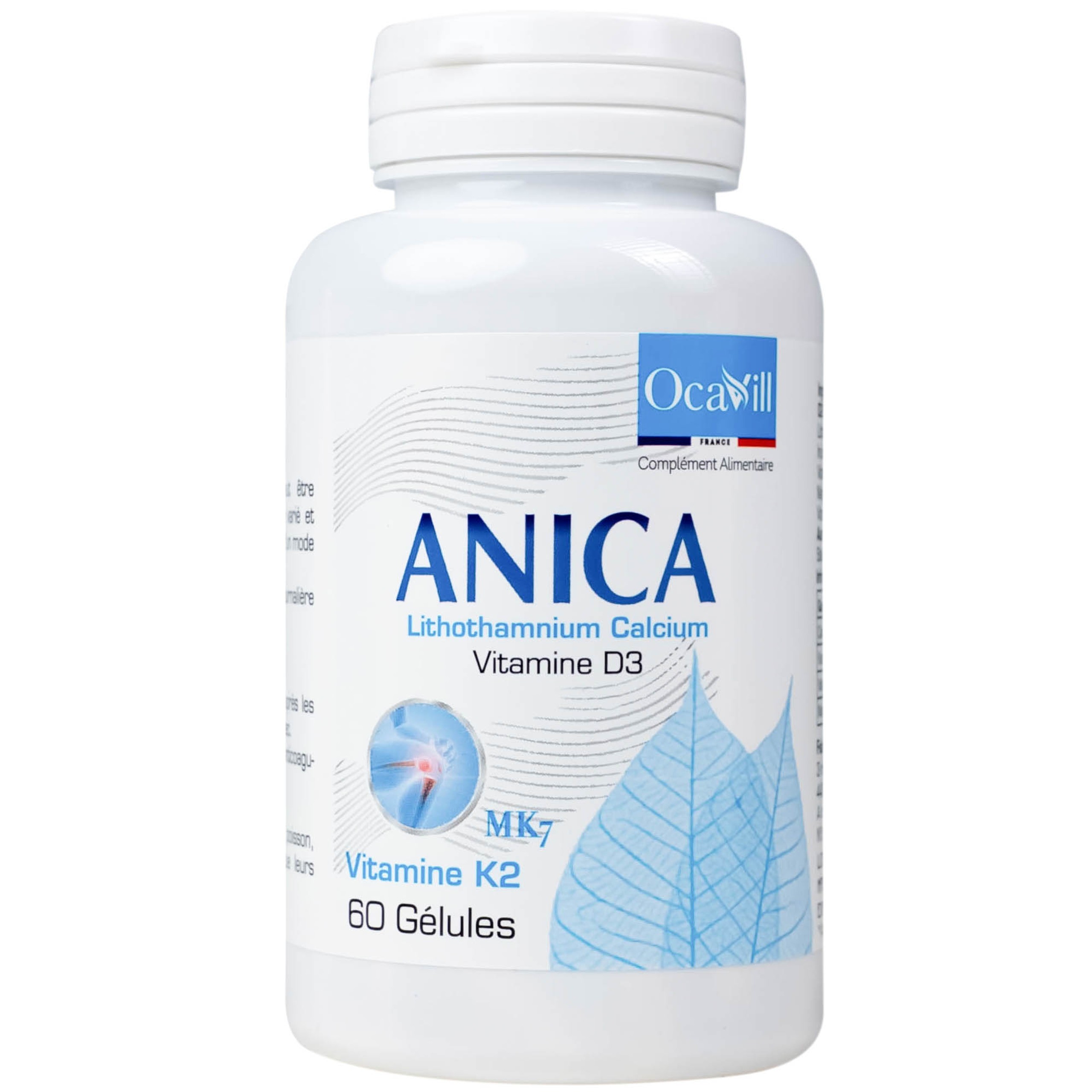 Viên uống Anica Ocavill bổ sung Canxi và Vitamin D3 (60 viên)