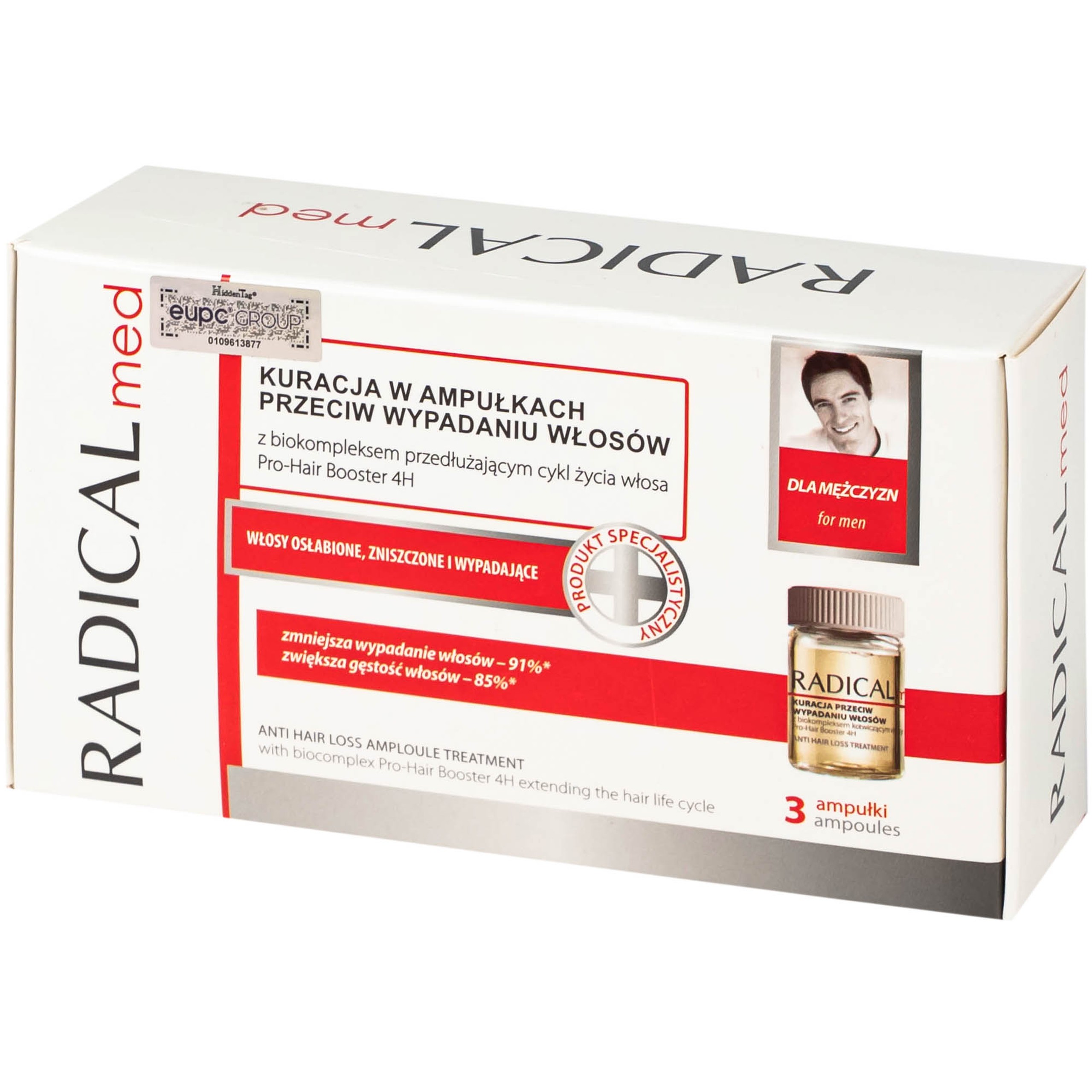 Tinh chất Radical Med Anti-Hair Loss ngừa rụng tóc cho nam (3 ống)
