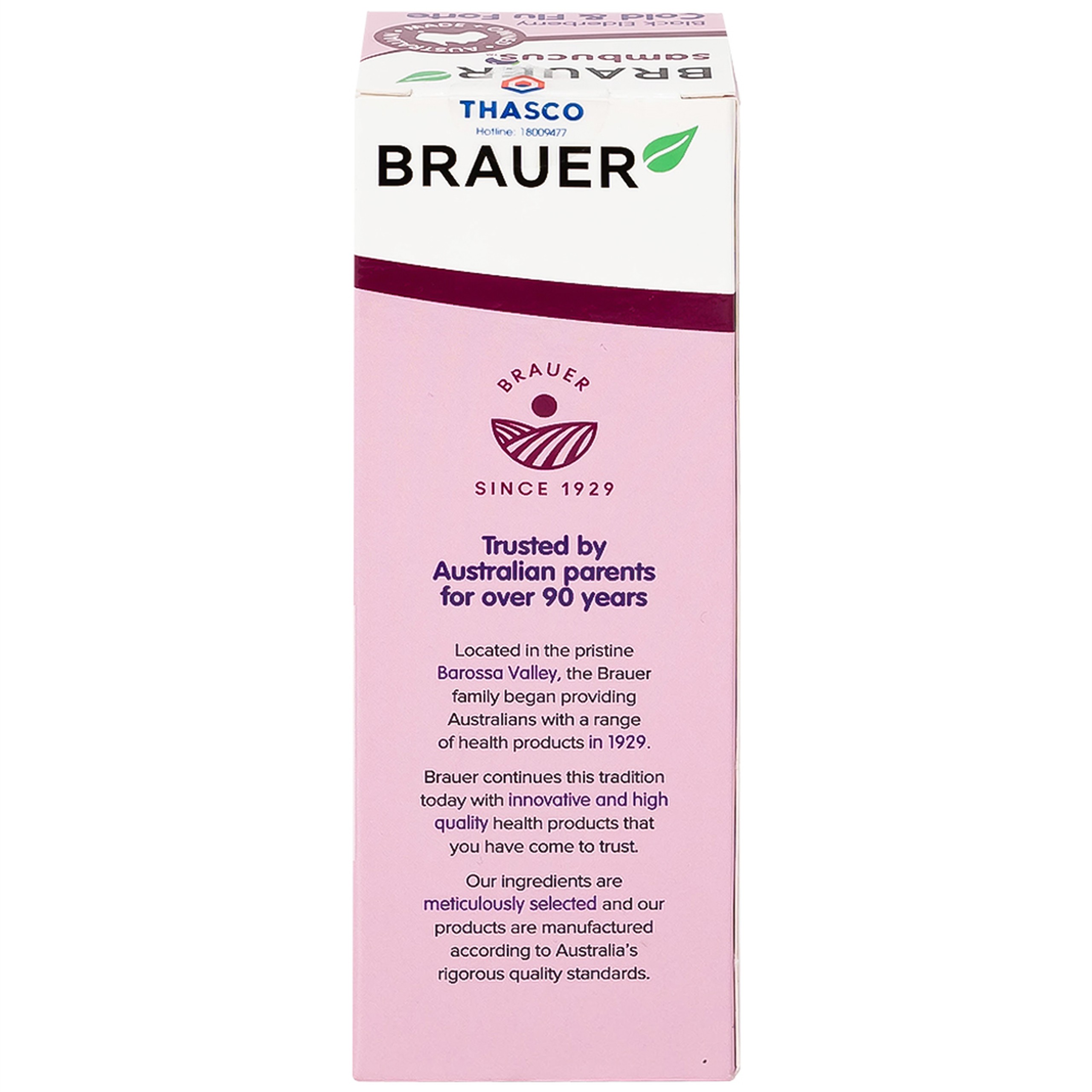 Siro Black ElderBerry Cold And Flu Forte Brauer hỗ trợ giảm các triệu chứng ho, sổ mũi do cảm (100ml)