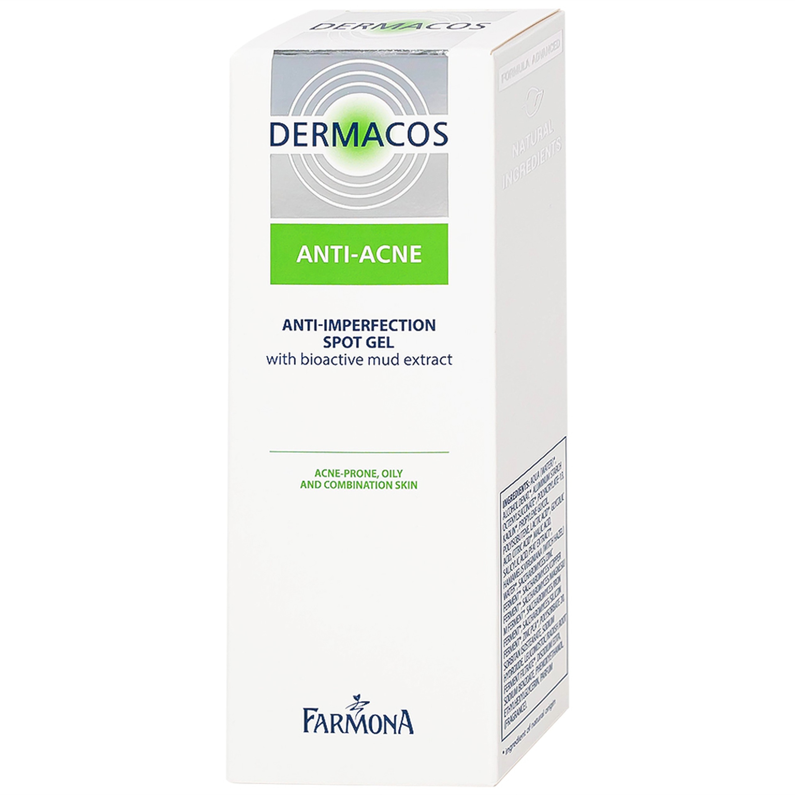 Gel chấm mụn, ngừa sẹo Dermacos Anti Acne Anti Imperfection 15ml