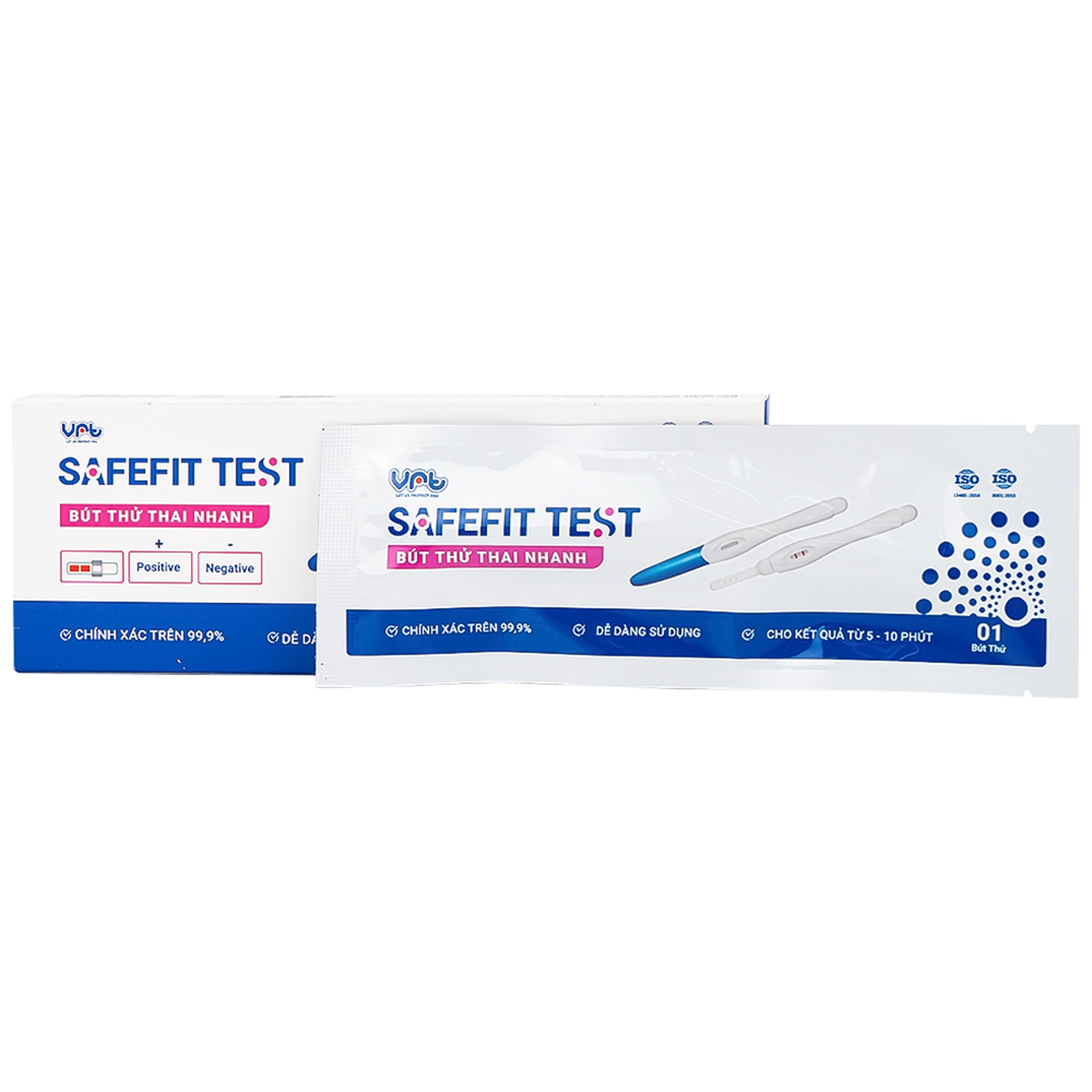 Bút thử thai nhanh Safefit cho kết quả nhanh với độ chính xác cao