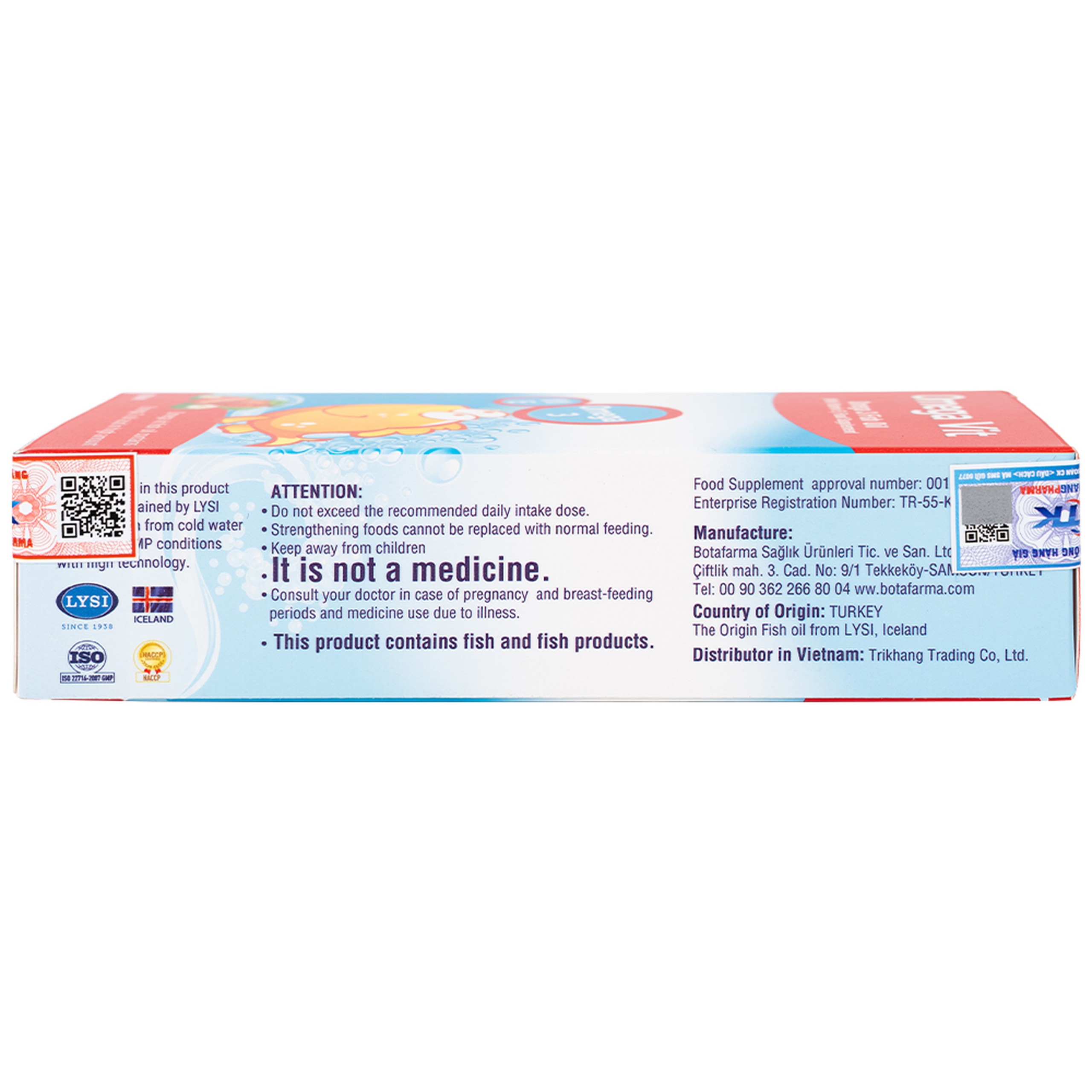 Siro bổ não Omega Vit Botafarma (100ml)