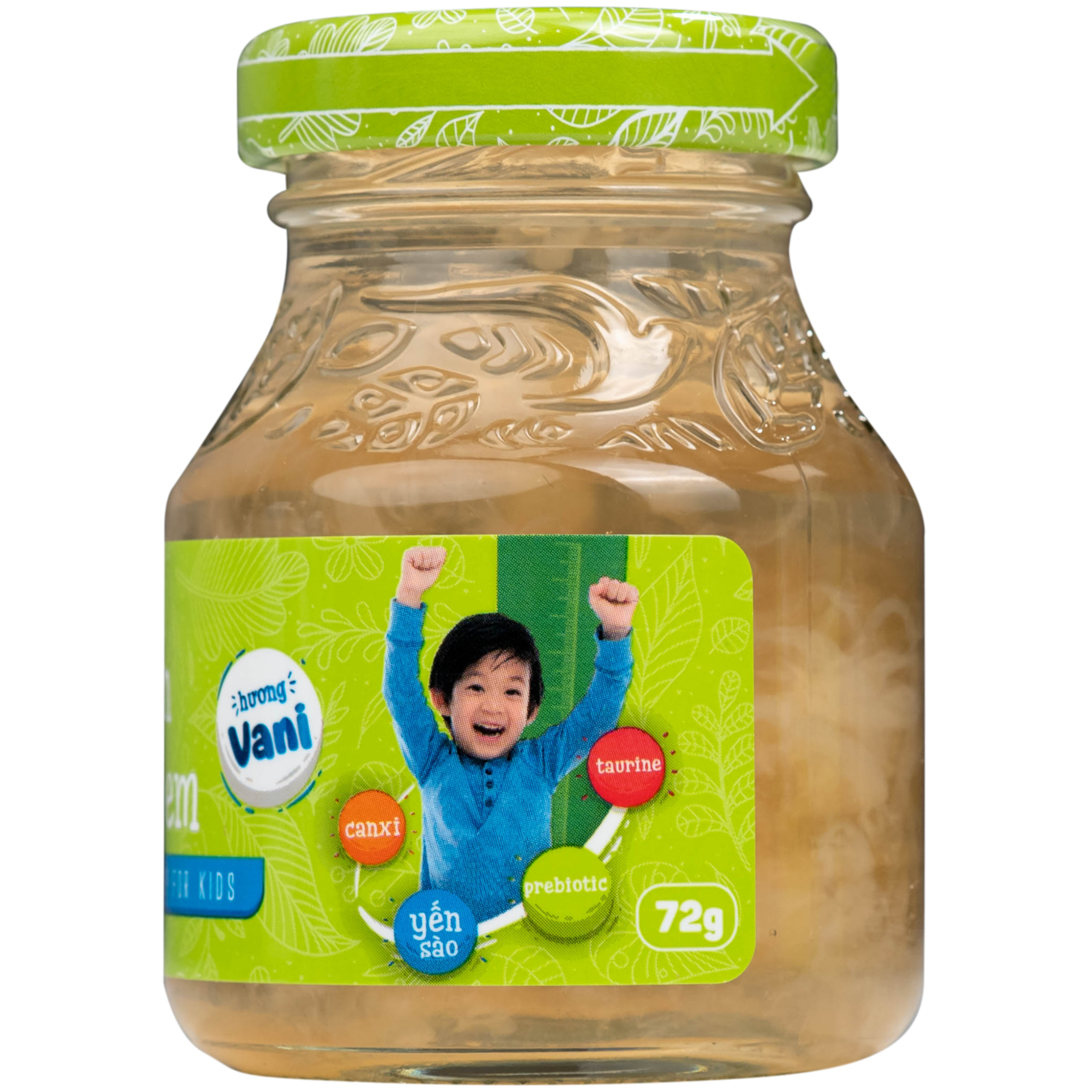 Nước Yến Sào Cho Trẻ Em Hương Vani Greenbabi (4 hũ x 72g)