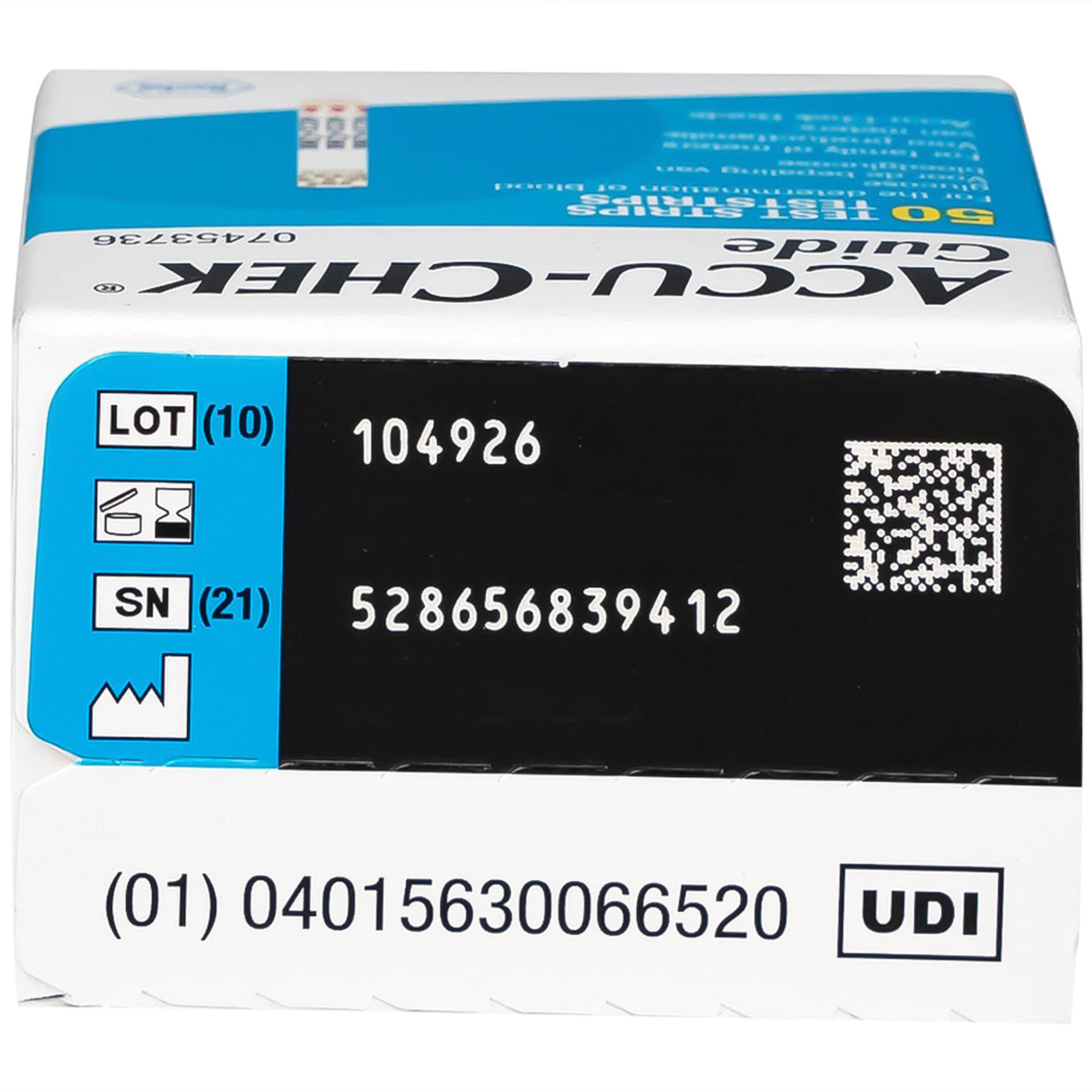 Que thử đường huyết Accu Chek Guide (50 que)