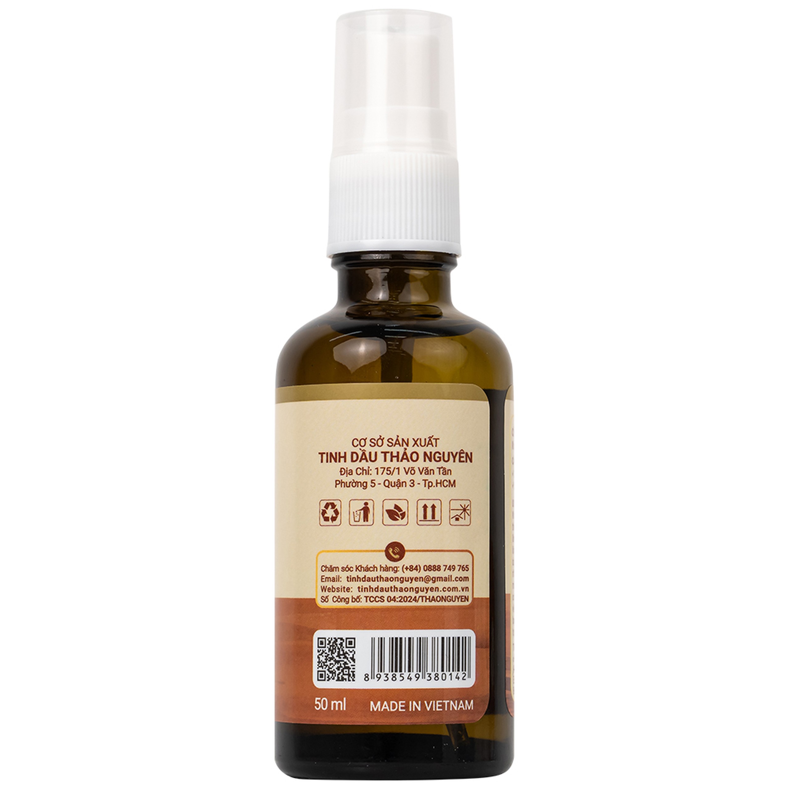 Tinh dầu khử mùi cơ thể Thảo Nguyên giúp cân bằng độ ẩm cho da (50ml)