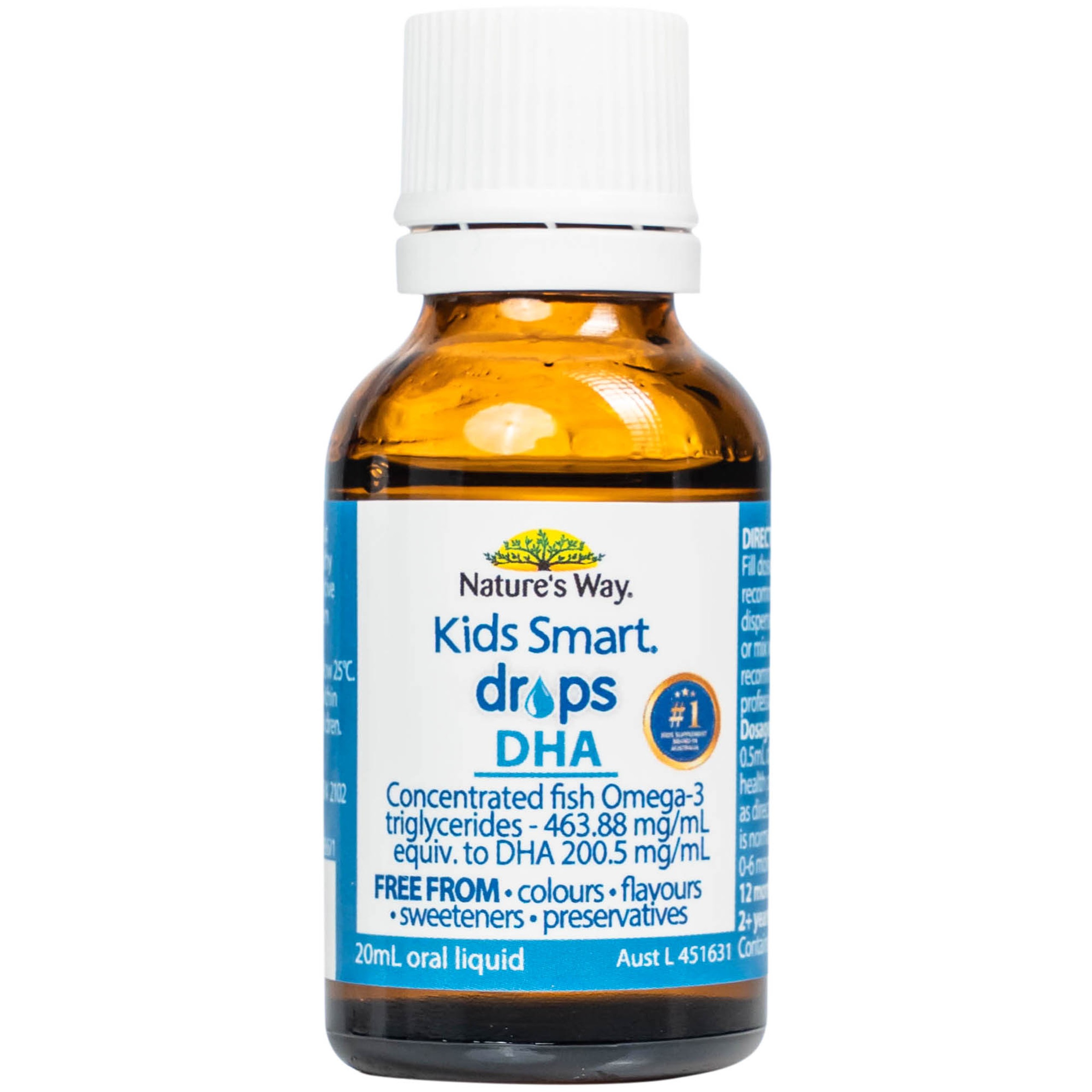 Siro Kids Smart Drops DHA 20ml Nature's Way thúc đẩy sự phát triển của não bộ và hệ thần kinh ở trẻ nhỏ