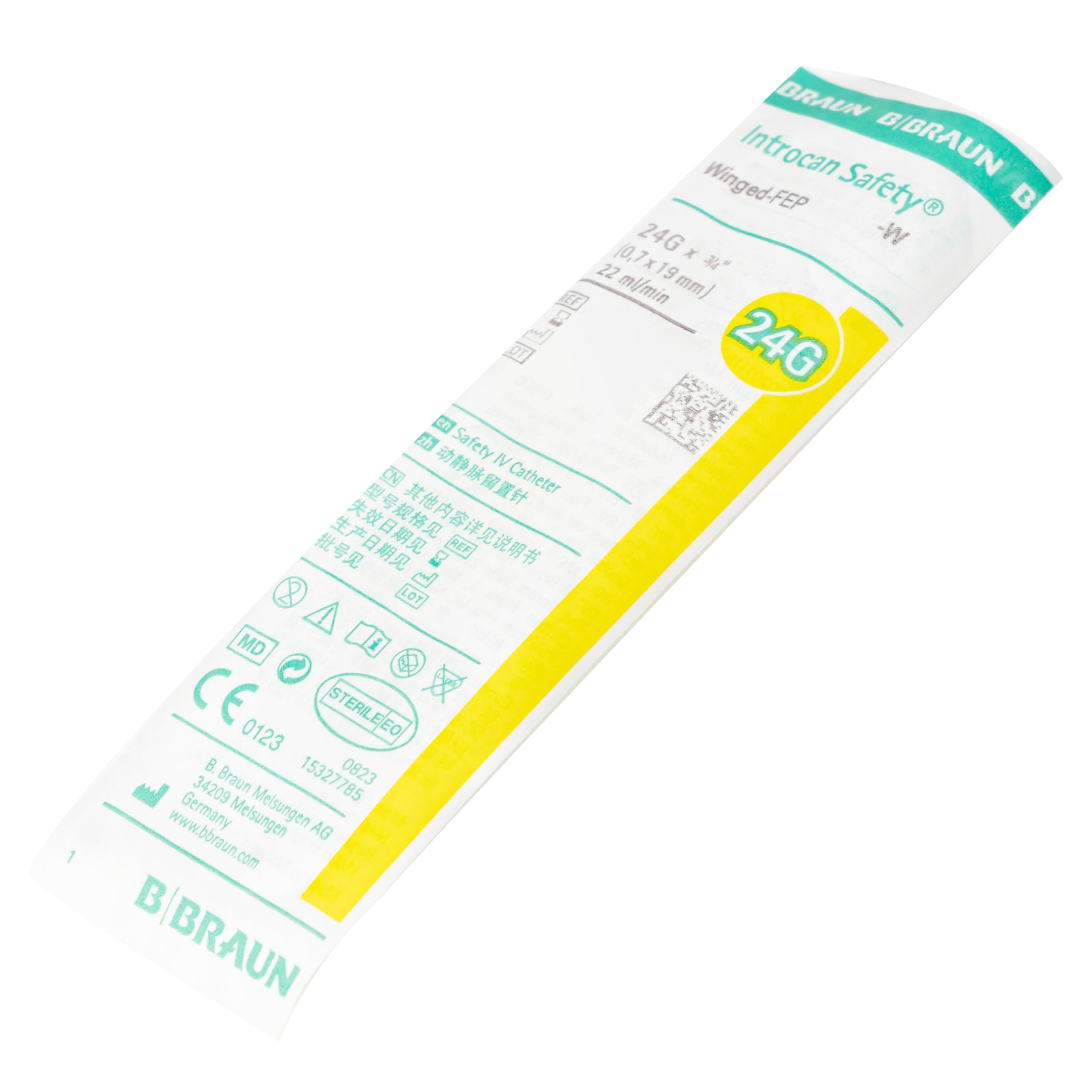 Kim luồn tĩnh mạch Braun 24G hỗ trợ truyền dịch, nước vào cơ thể