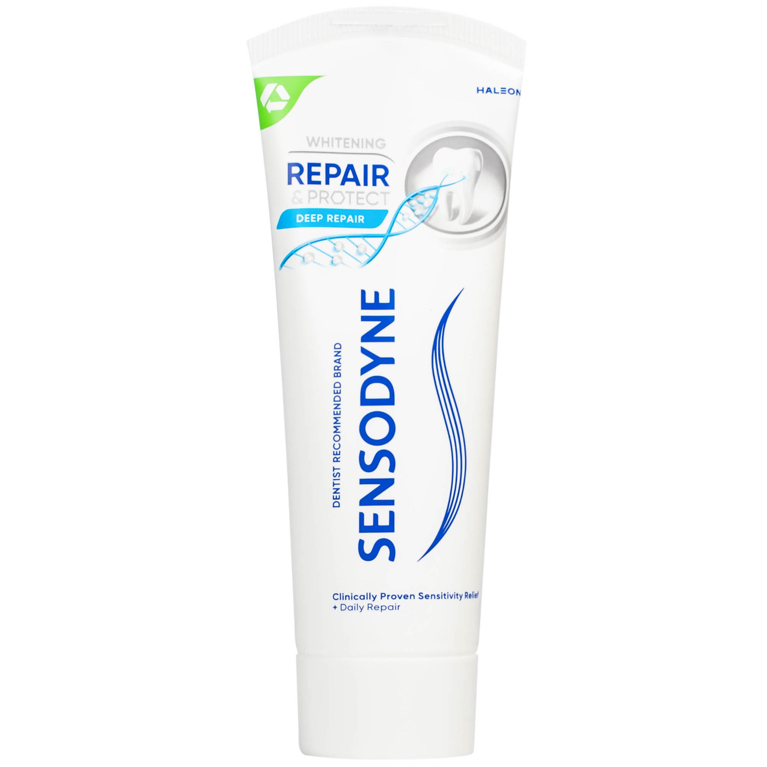 Kem đánh răng Sensodyne Repair And Protect Deep Repair Whitening giảm ê buốt răng, cơ chế phục hồi sâu (100g)