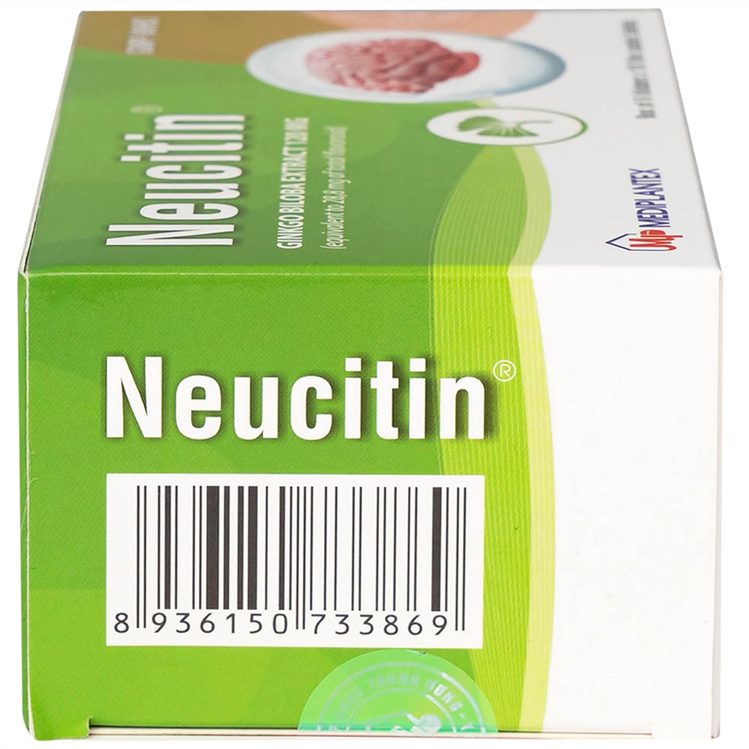 Thuốc Neucitin 120mg Mediplantex điều trị mất trí nhớ ngắn hạn (6 vỉ x 10 viên)