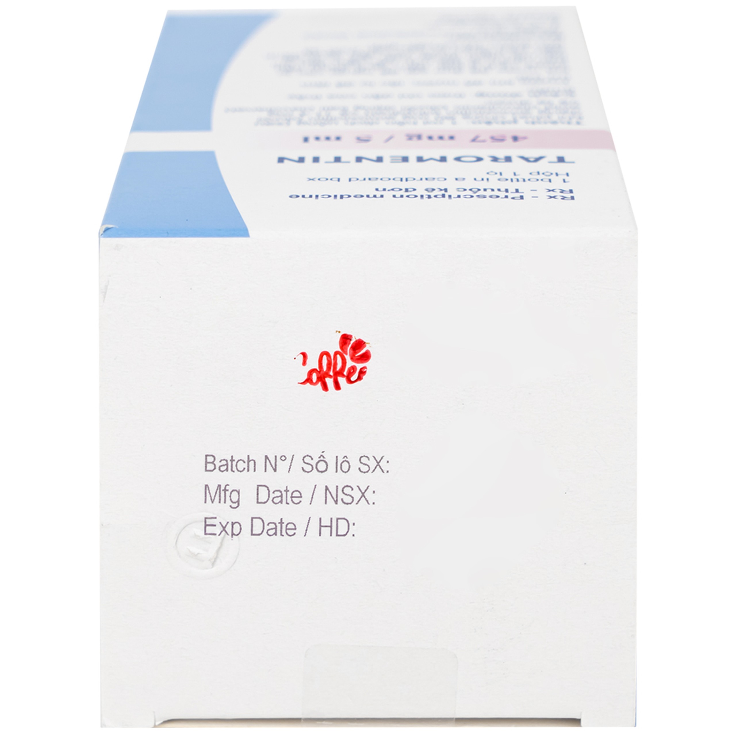 Bột hỗn dịch uống Taromentin 457mg/5ml điều trị nhiễm trùng viêm xoang, tai giữa, đường hô hấp (12.6g)