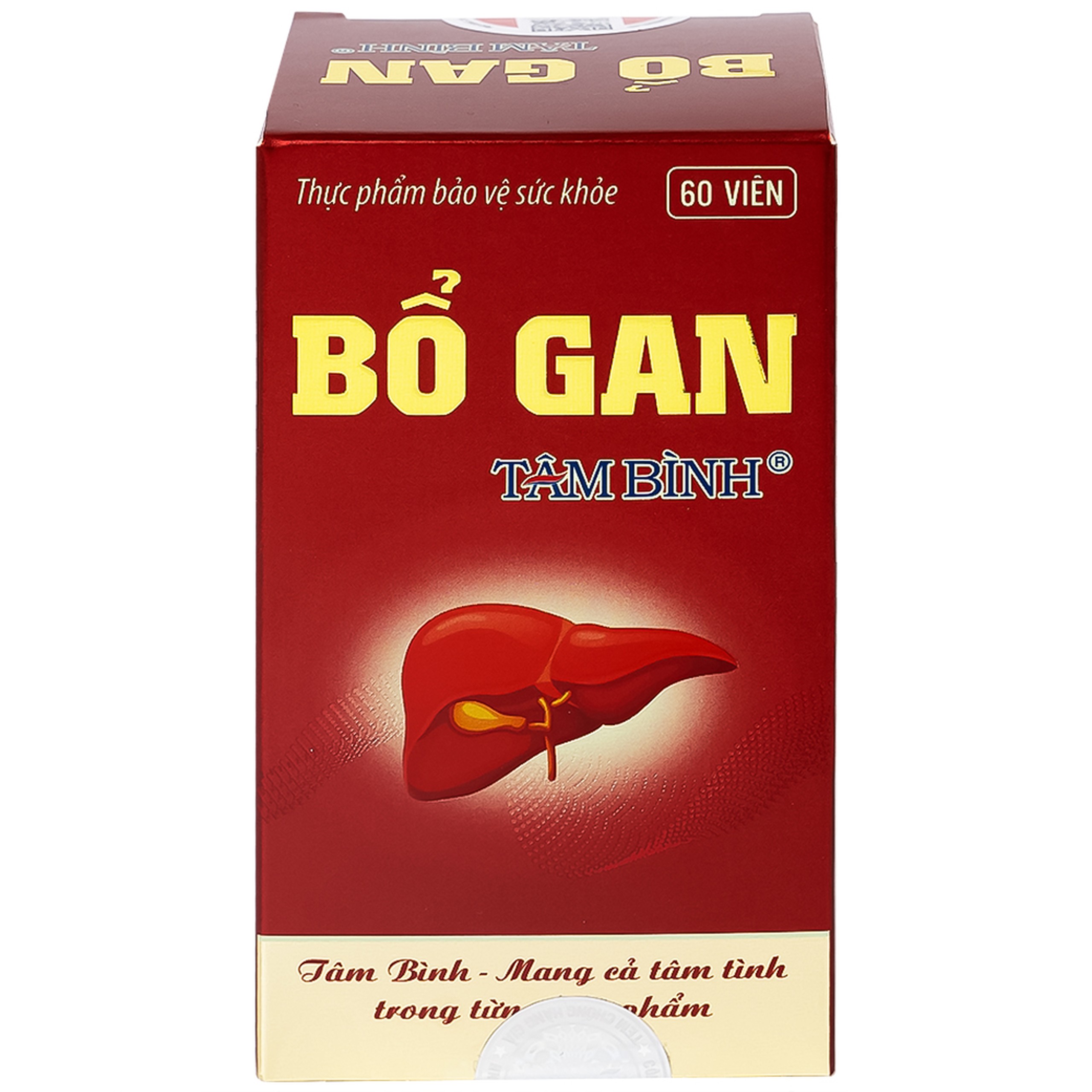 Viên uống Bổ gan Tâm Bình tăng cường chức năng gan, thanh nhiệt, giải độc (60 viên)
