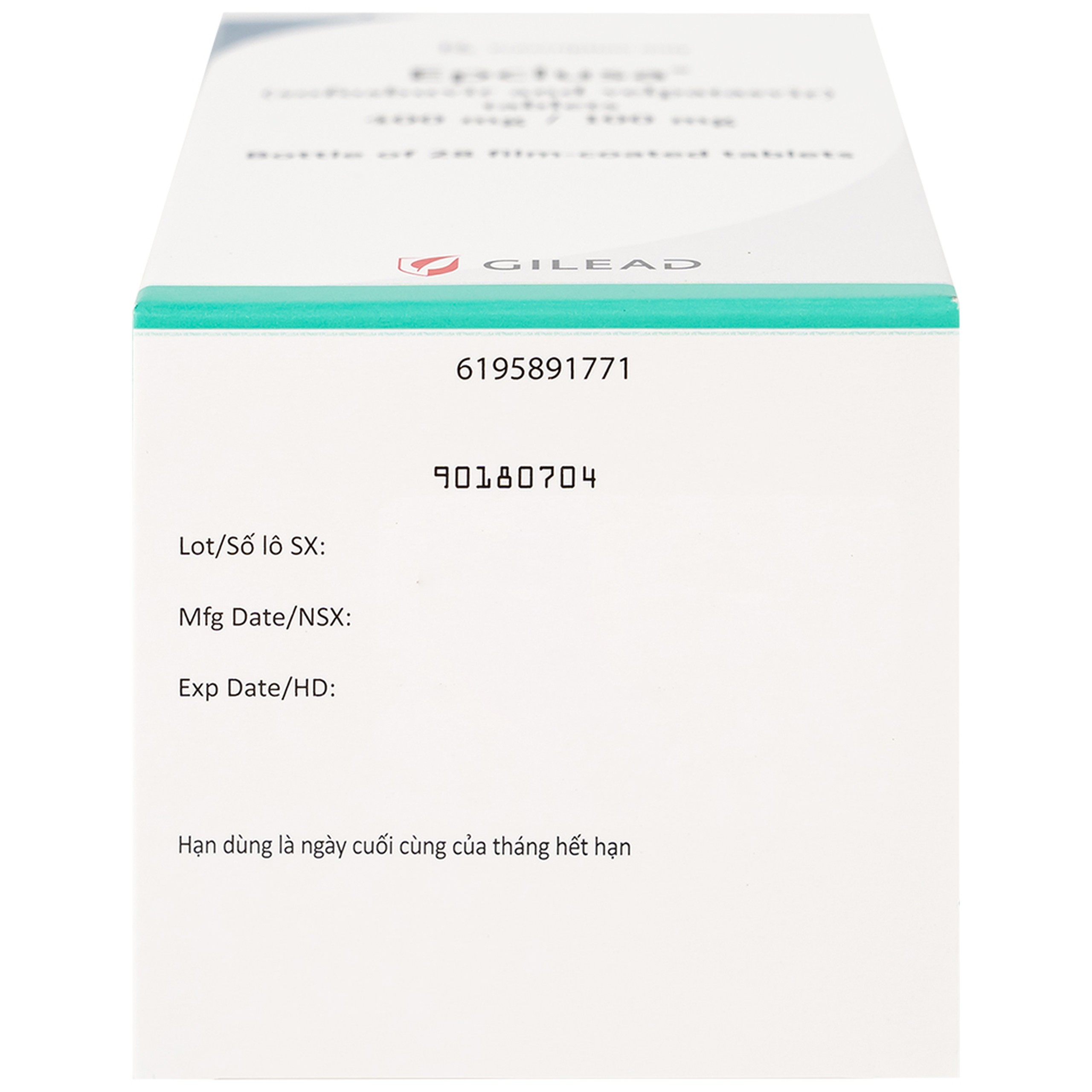 Thuốc Epclusa 400mg/100mg Gilead điều trị viêm gan C mãn tính (28 viên)