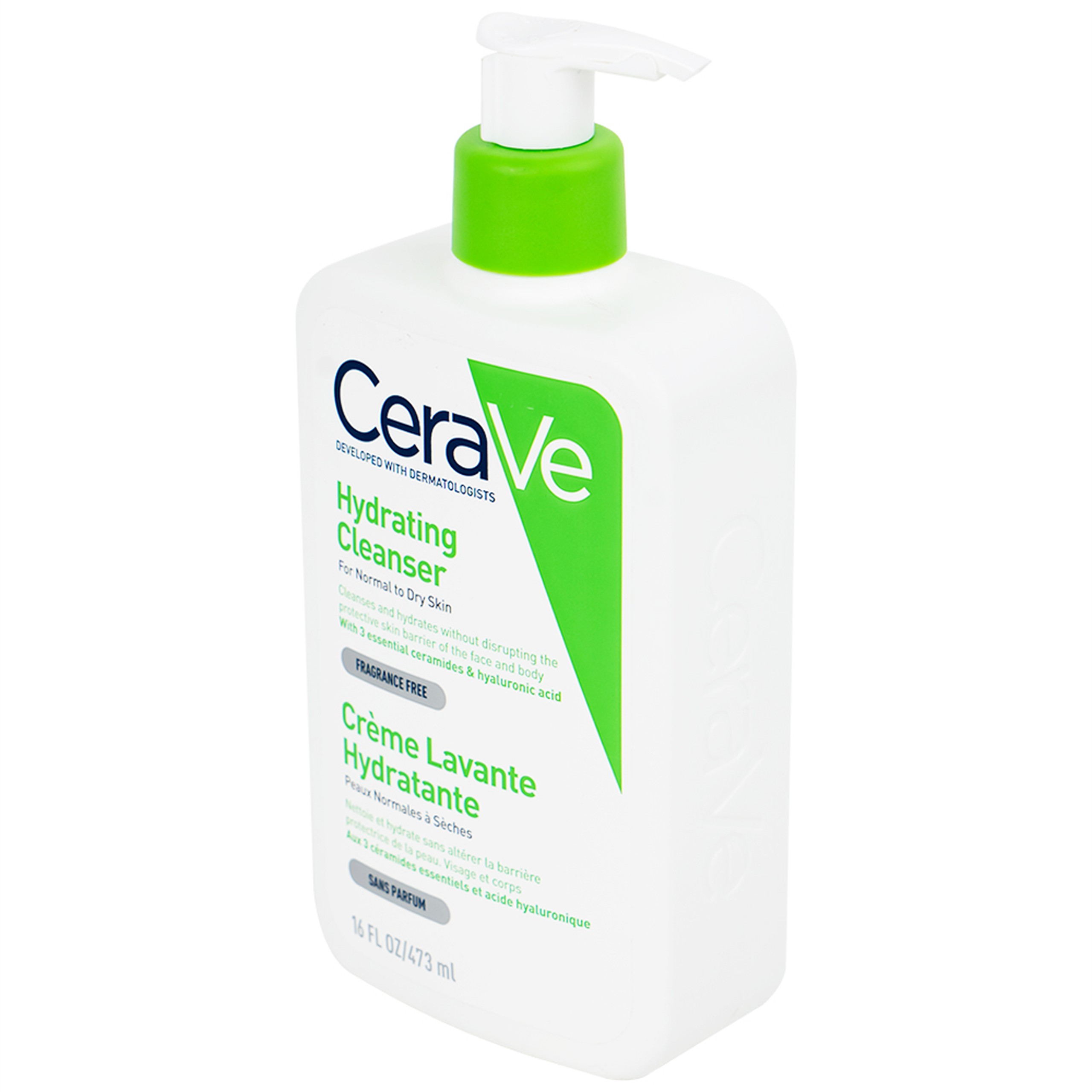 Sữa rửa mặt cho da thường và khô Cerave Hydrating Cleanser 473ml