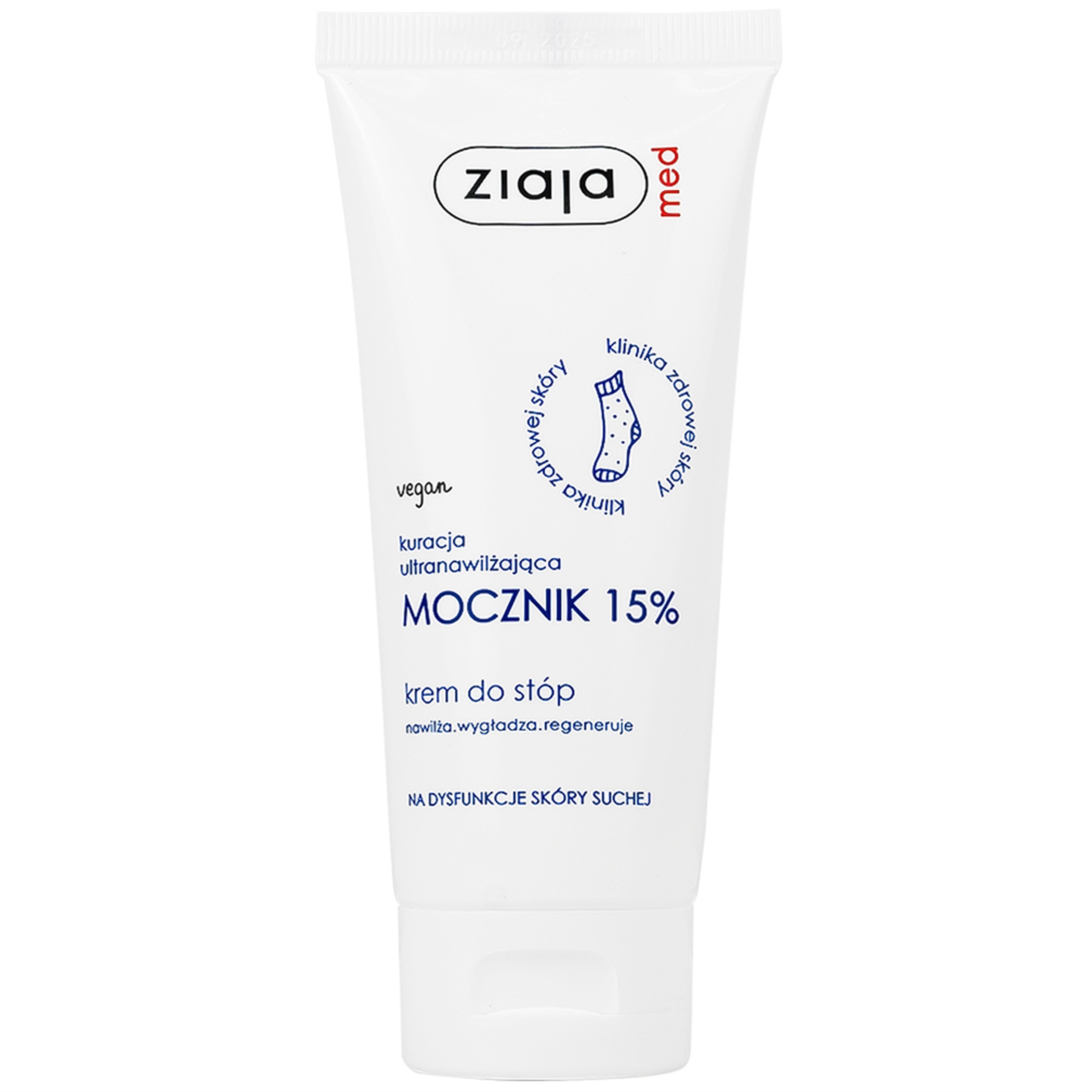 Kem dưỡng ẩm Ziaja Med 15% Urê mềm da, giảm khô (100ml)
