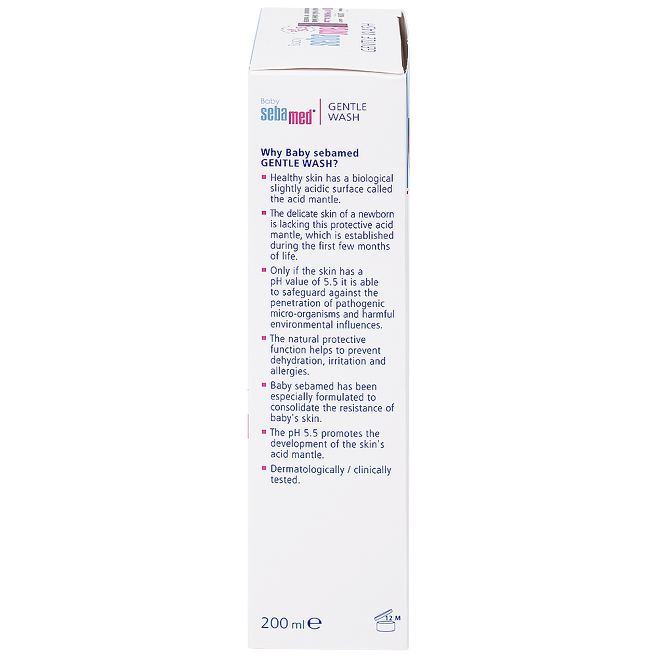 Sữa tắm gội dịu nhẹ toàn thân Baby Sebamed Gentle Wash pH5.5 giúp làm sạch bụi bẩn bám trên da bé (200ml)