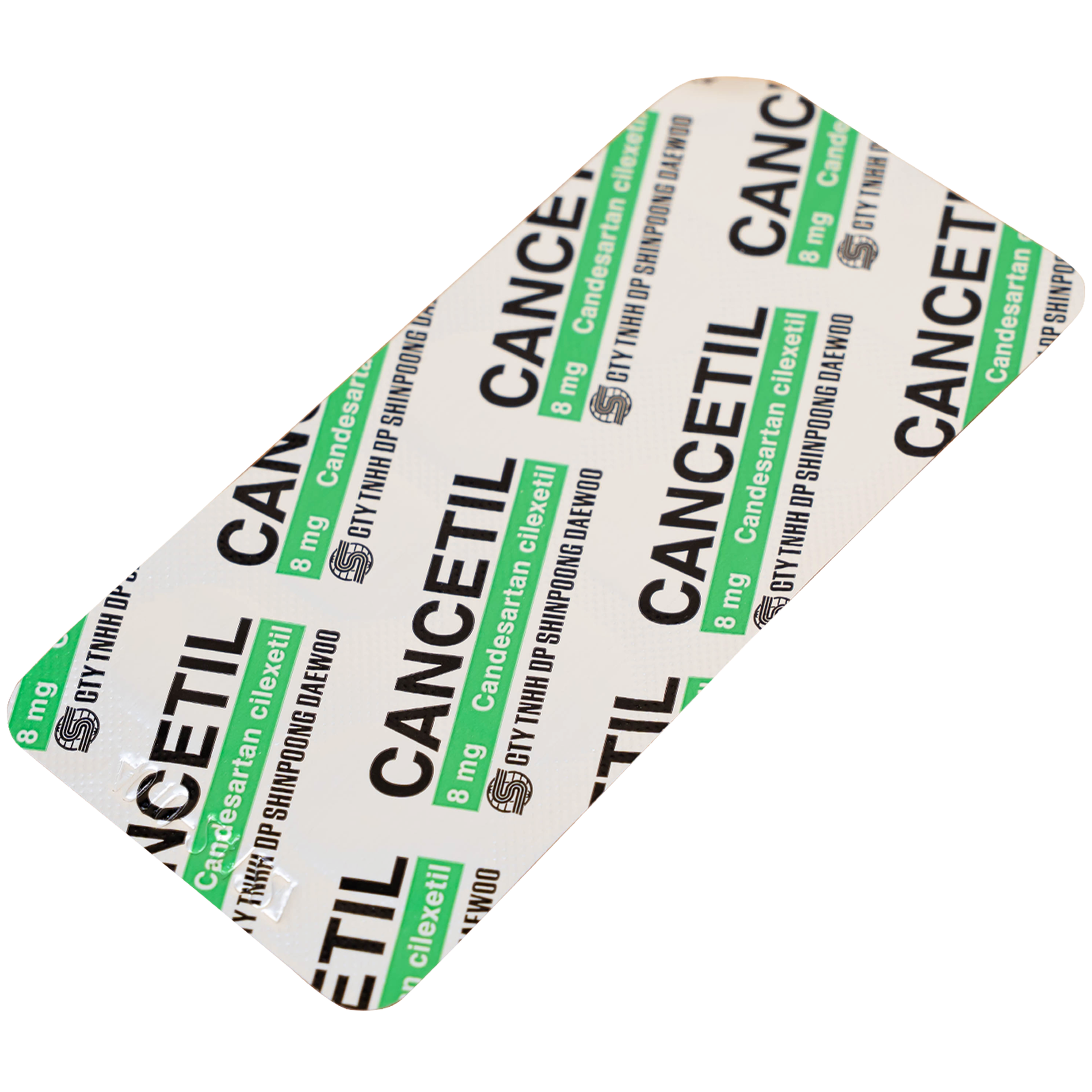Thuốc Cancetil 8mg Shinpoong Daewoo điều trị tăng huyết áp (30 viên)