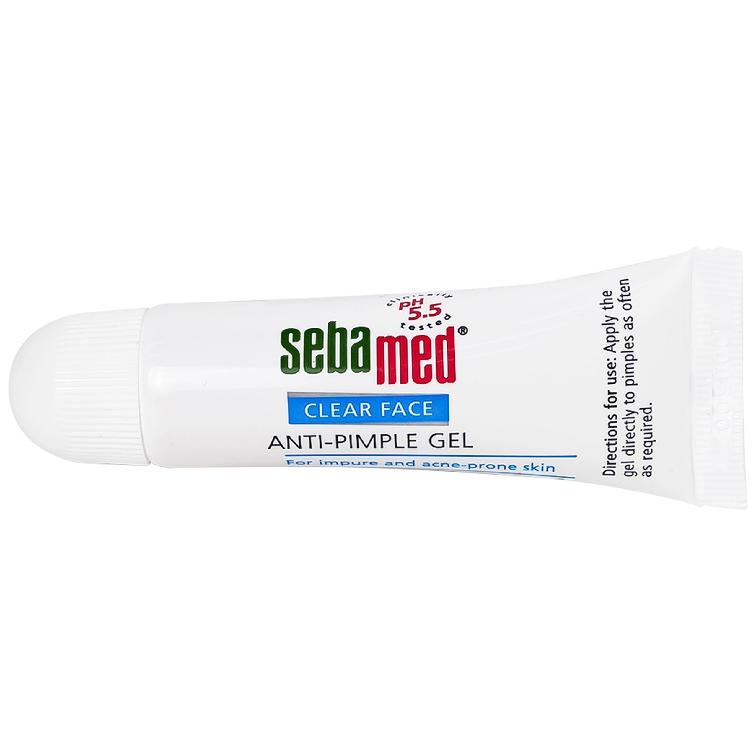 Gel Clear Face Anti-Pimple Sebamed pH 5.5 giúp làm giảm mụn,ngăn ngừa mụn, dưỡng ẩm (10ml)