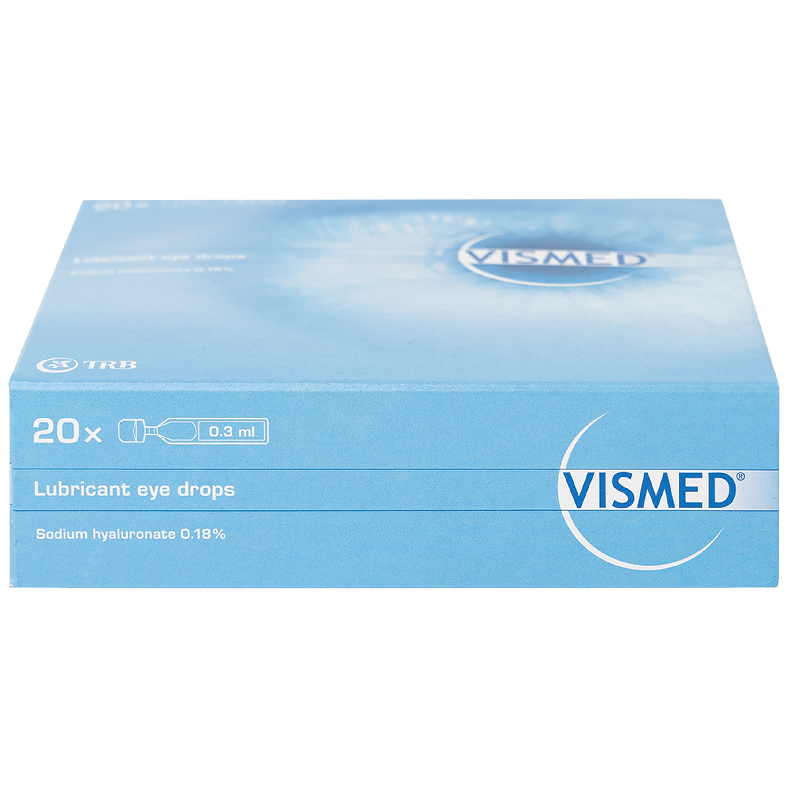 Nhỏ mắt Vismed 0.18% dùng cho mắt khô,tổn thương bề mặt nhãn cầu (20 ống x 0.3ml)