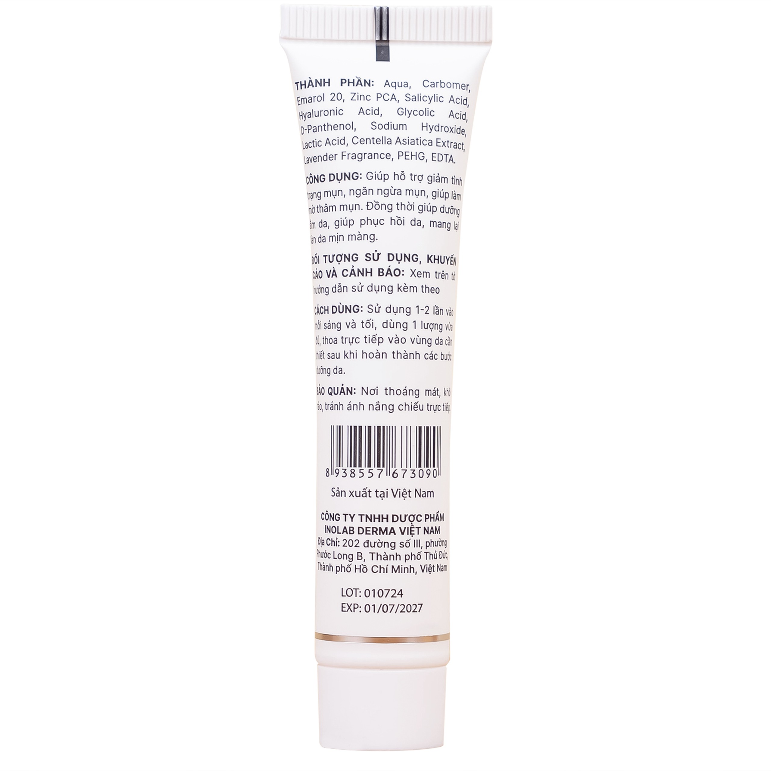 Kem bôi ngừa mụn, mờ thâm Actidem Derma 18g