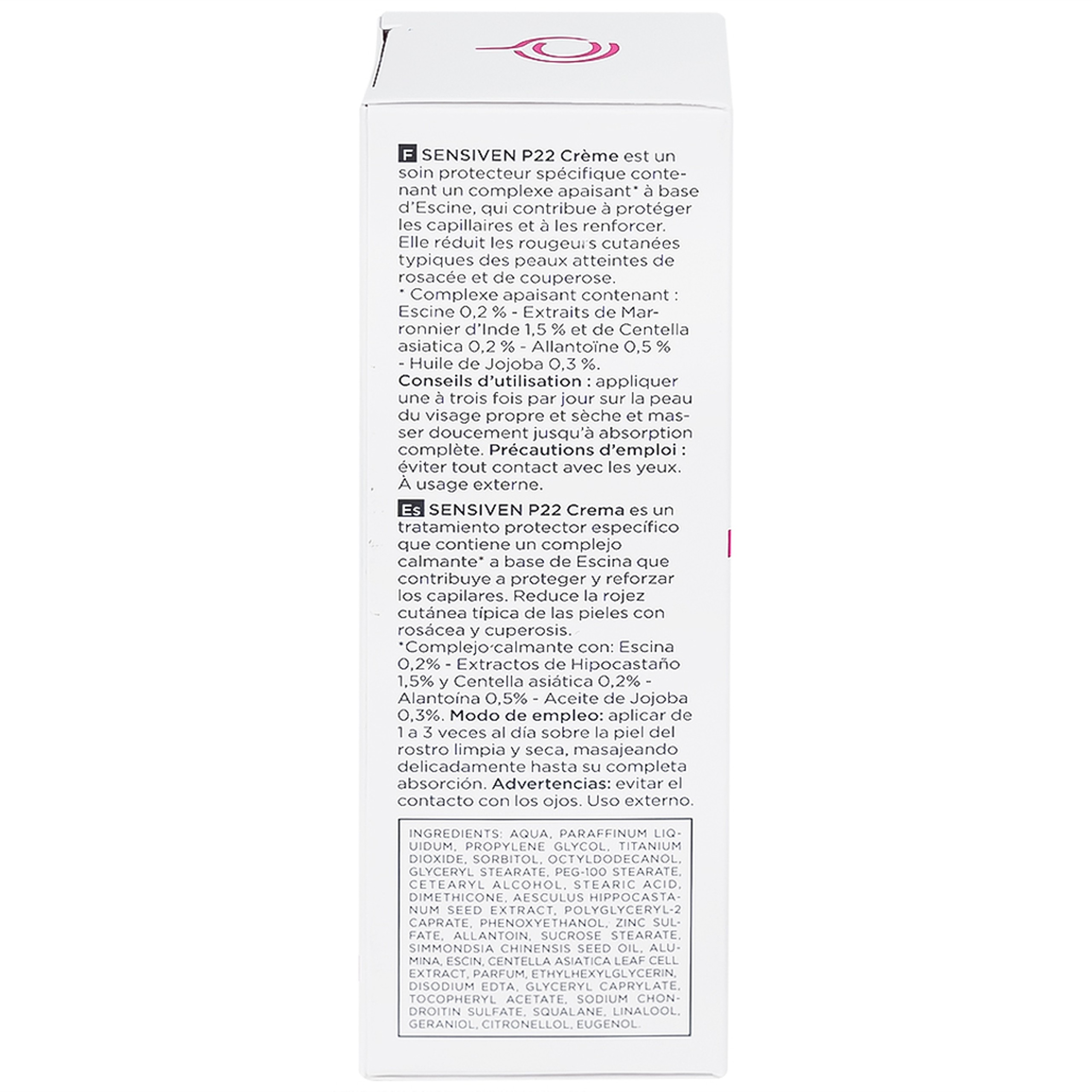 Kem bôi dịu da, dưỡng ẩm Canova Sensiven P22 Soothing Cream Sifarma 50ml